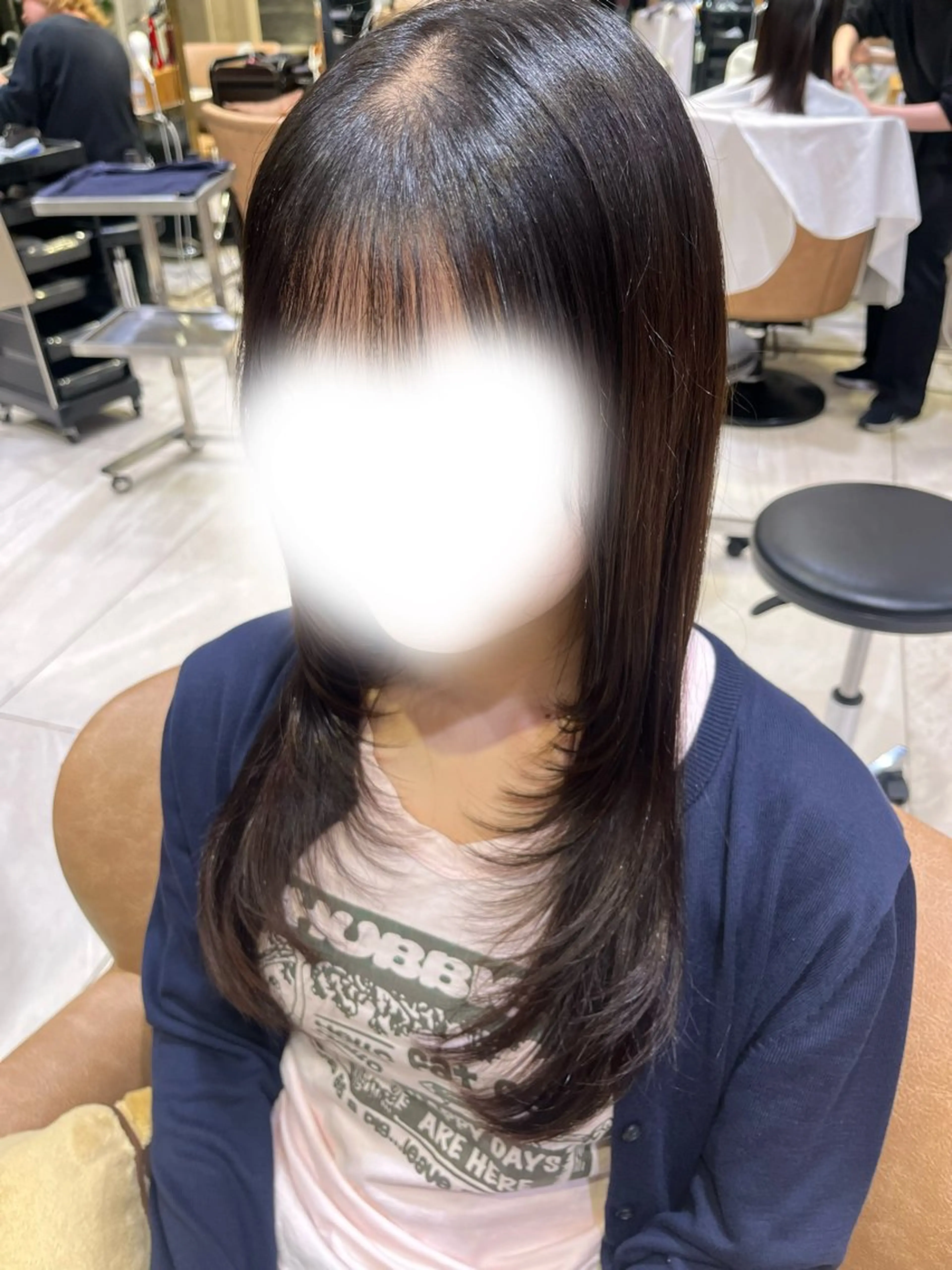 ロング ボブ／レイヤーモデル 募集中🫧ゆい🌼のヘアスタイル