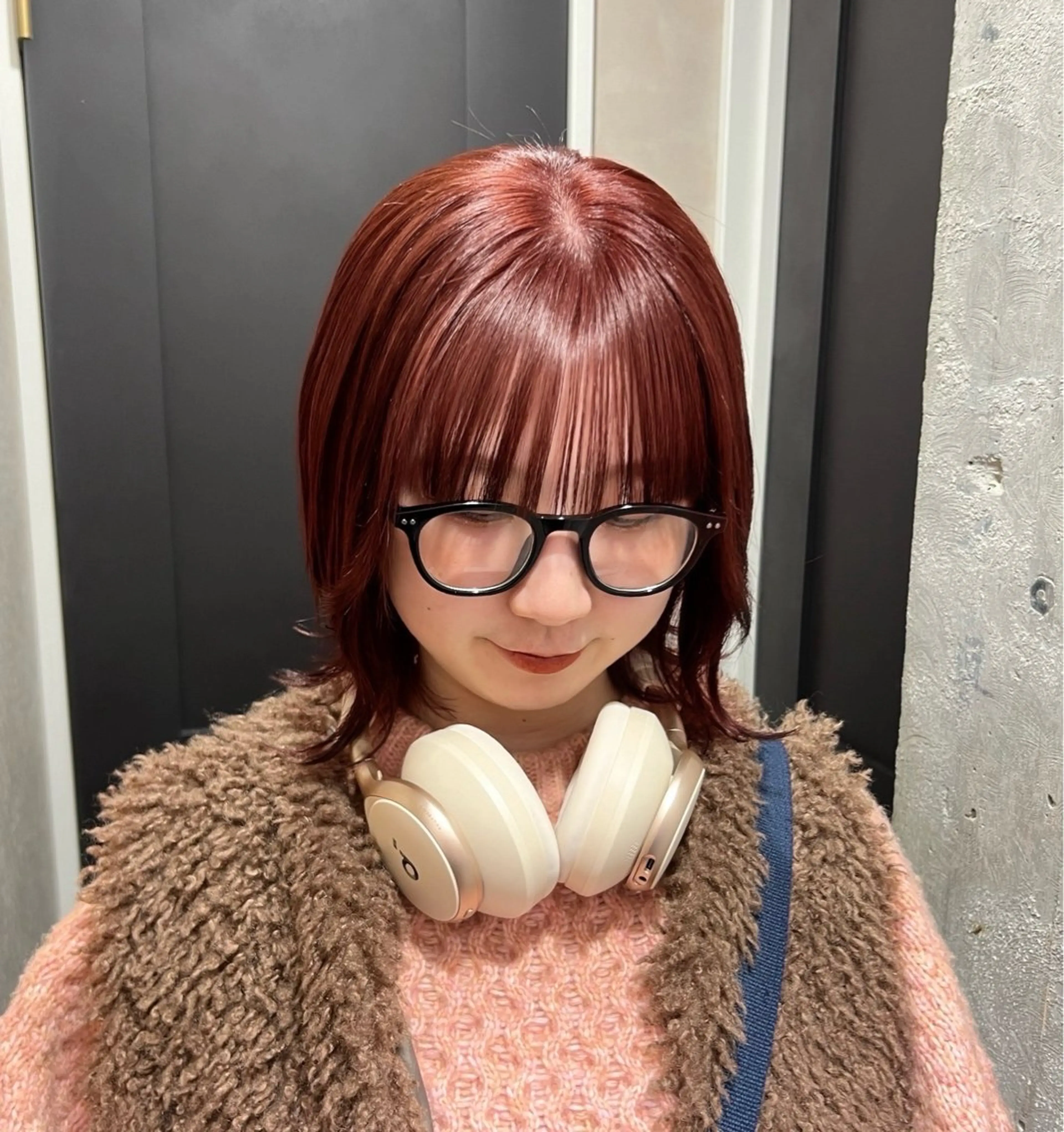 ショート カラー 🥑🫧田實 紗和 ボブ/暖色カラー🩰のヘアスタイル