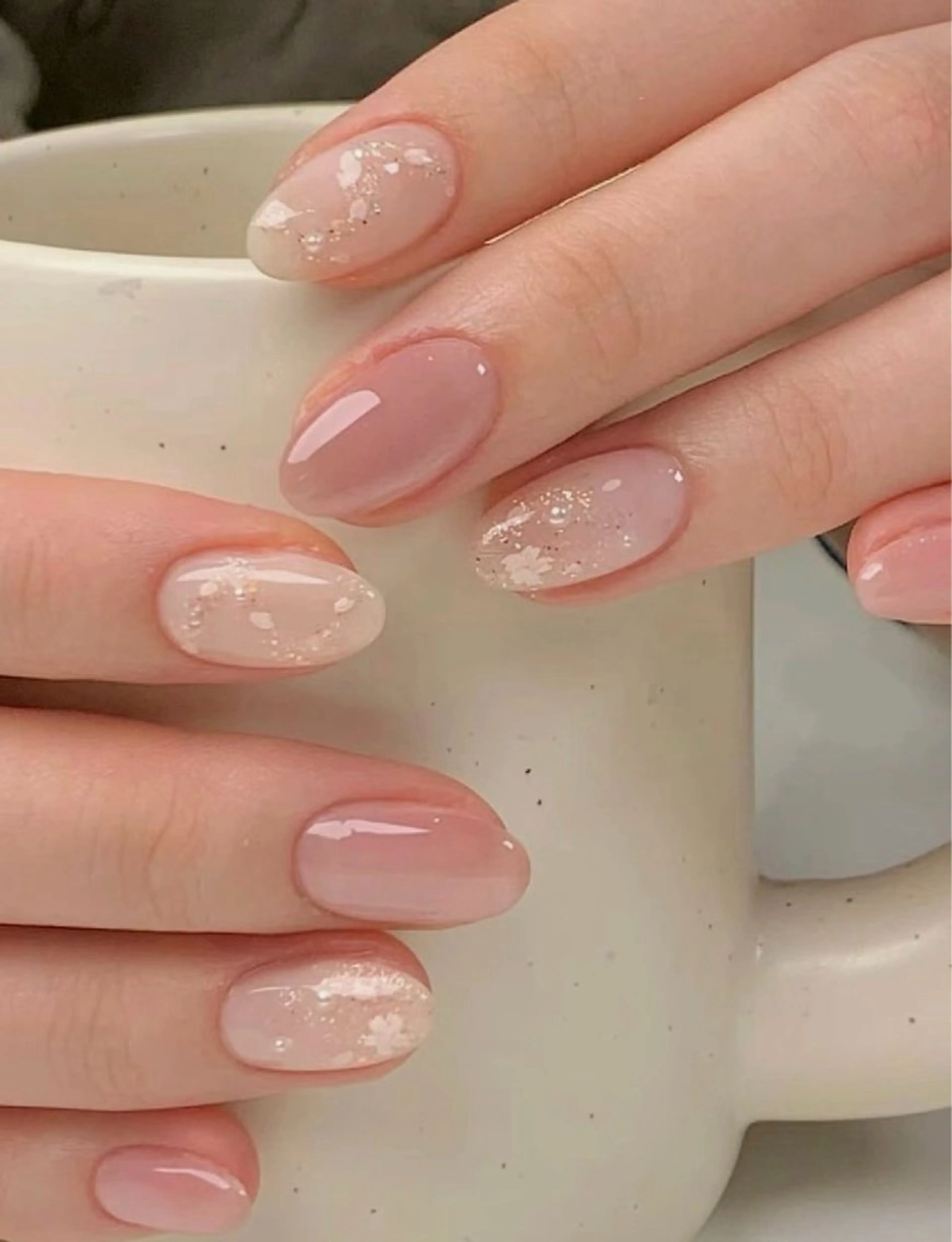 ネイル アートネイル 韓国ネイル 水色 ロングネイル マグネットネイル ハンドネイル ハンドケア NailDemure 【銀座店】のネイルデザイン