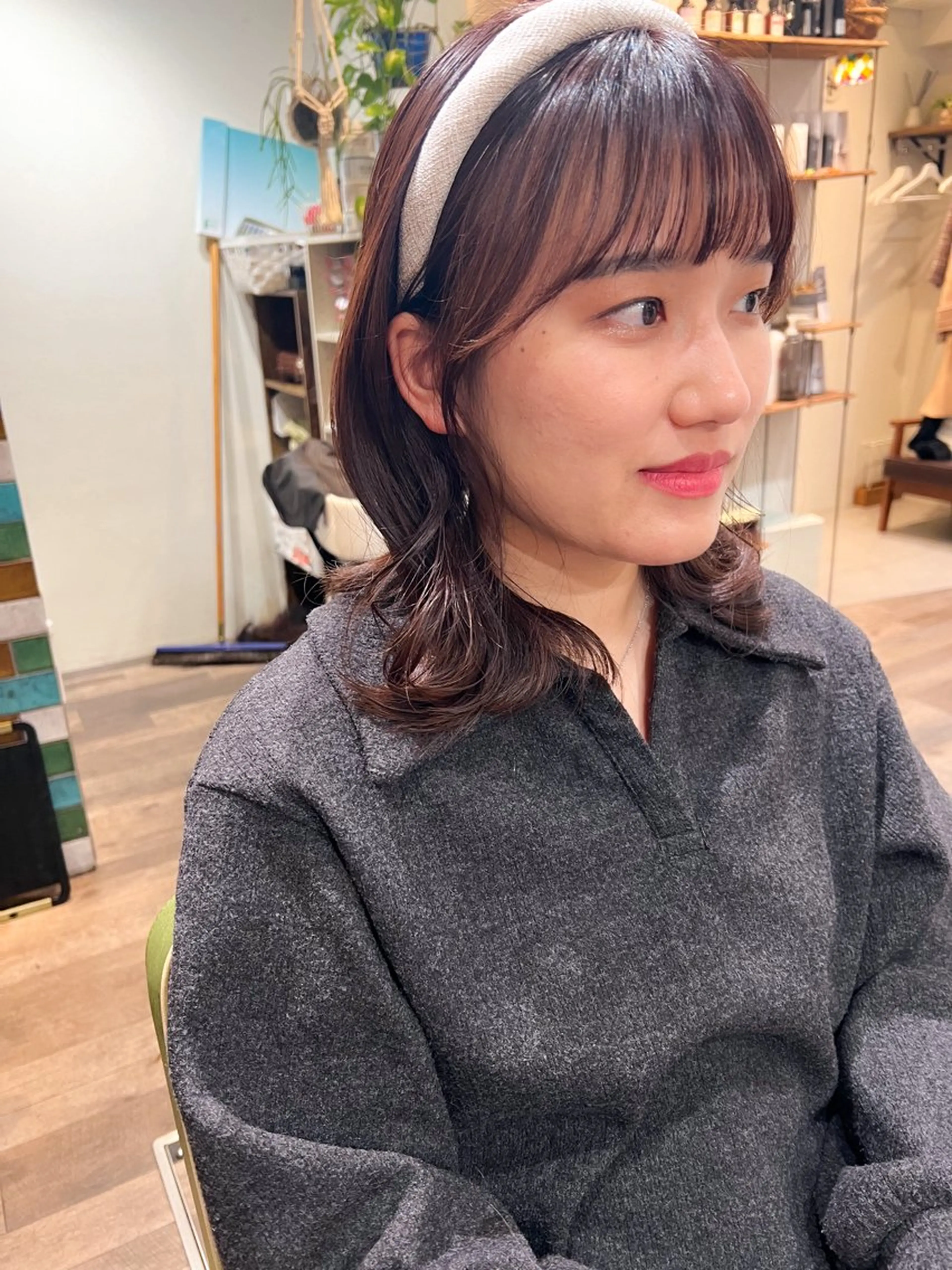 ミディアム カラー カラーパティシエ facce🌼ikoのヘアスタイル