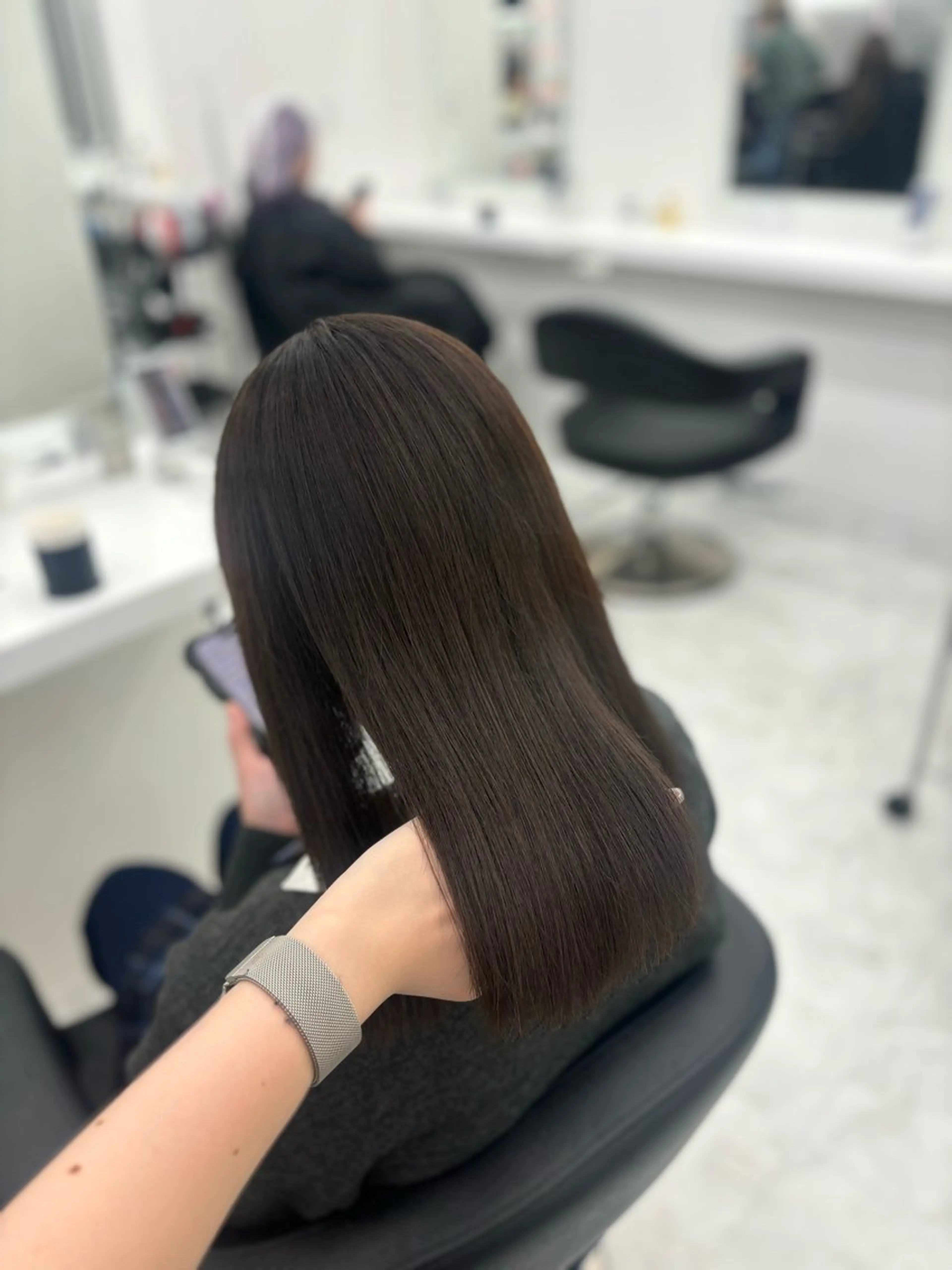 セミロング カラー ヘアカラー トリートメント 🤍レイヤー/顔周り /hirari🤍のヘアスタイル