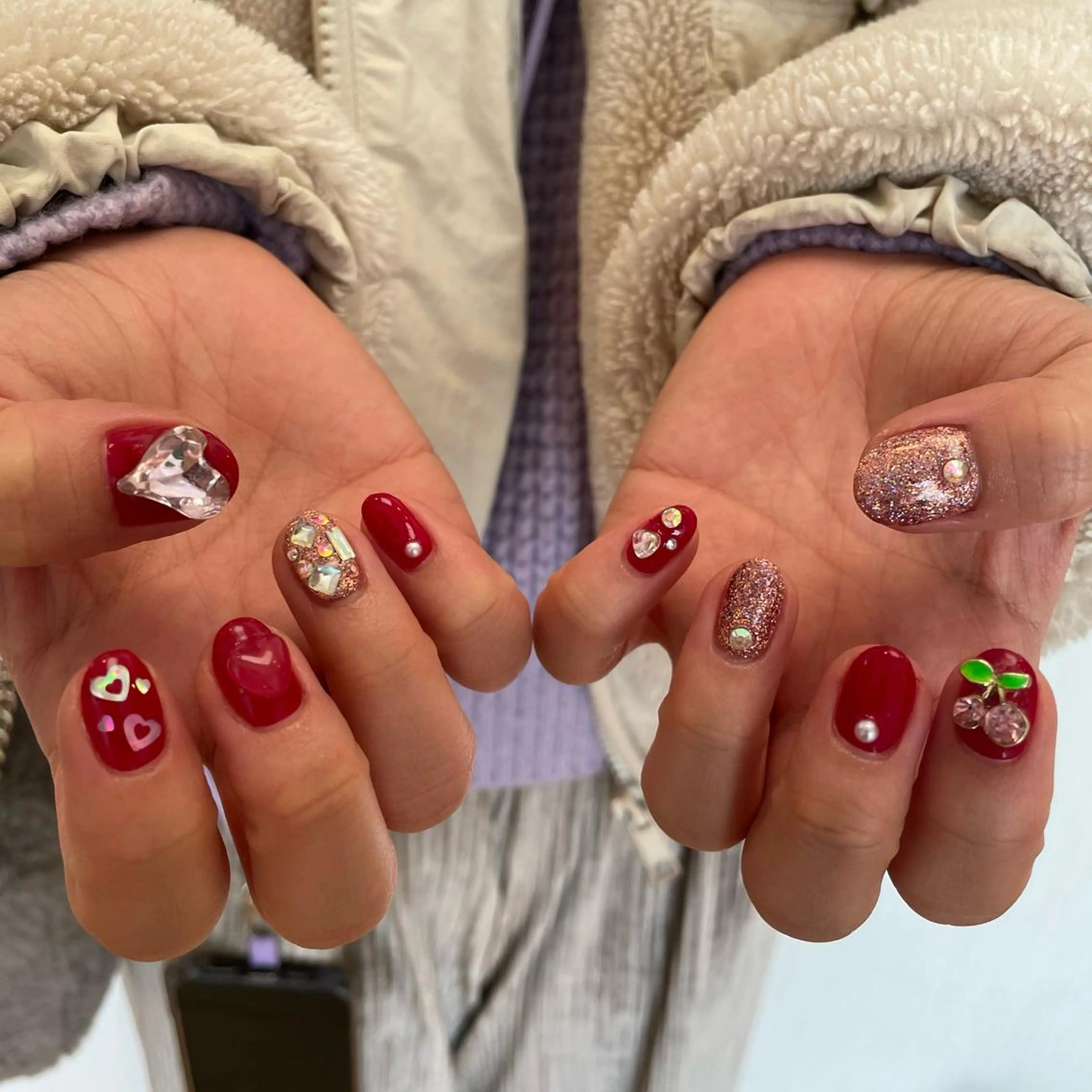 ネイル ハンドネイル Nail ヌシん家 AKANEのネイルデザイン