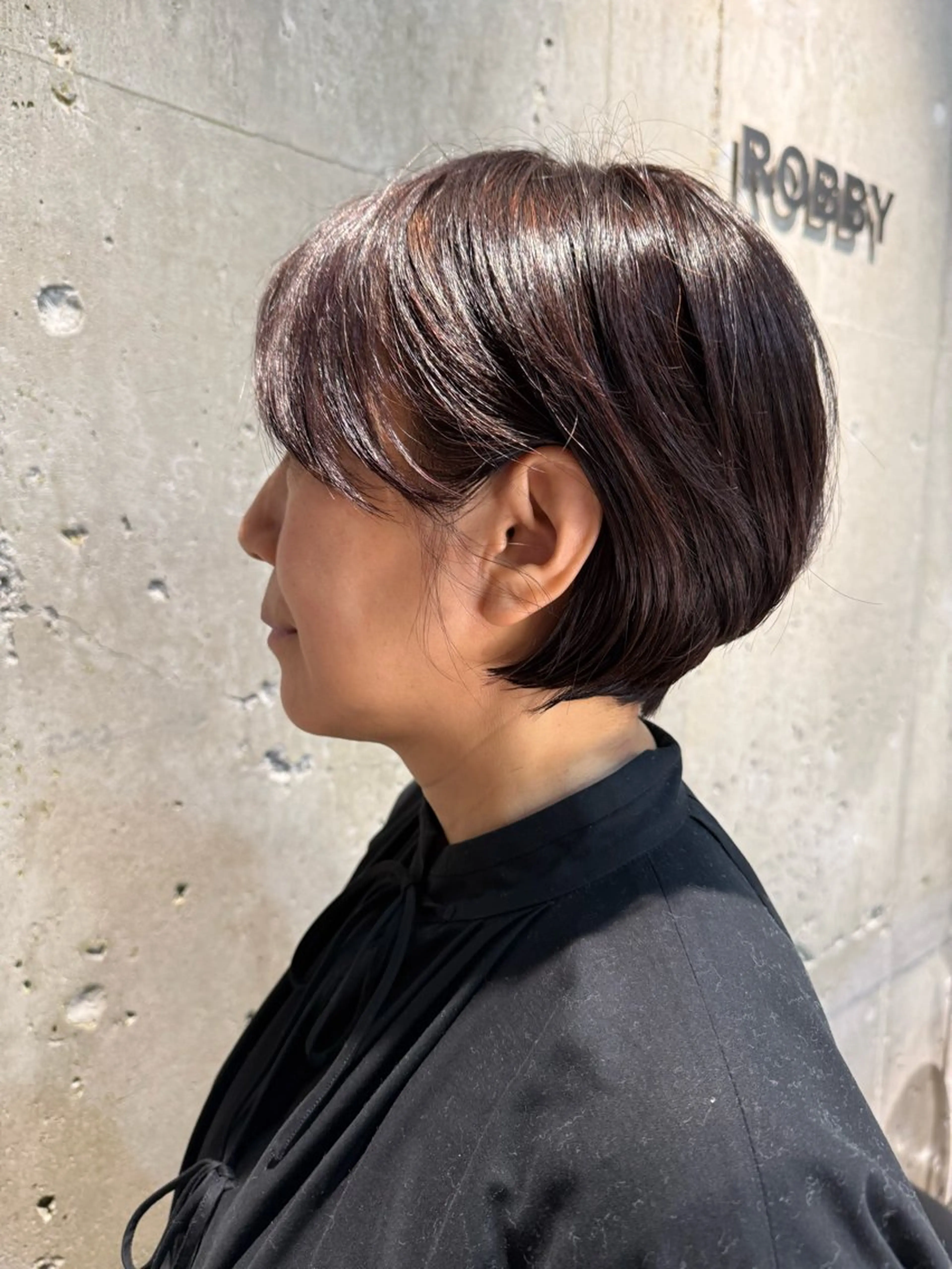 ショート カラー ショートボブ ブラウンカラー ラベンダーカラー オレンジ オレンジブラウン 松井美樹/似合わせ ガーリー・韓国のヘアスタイル