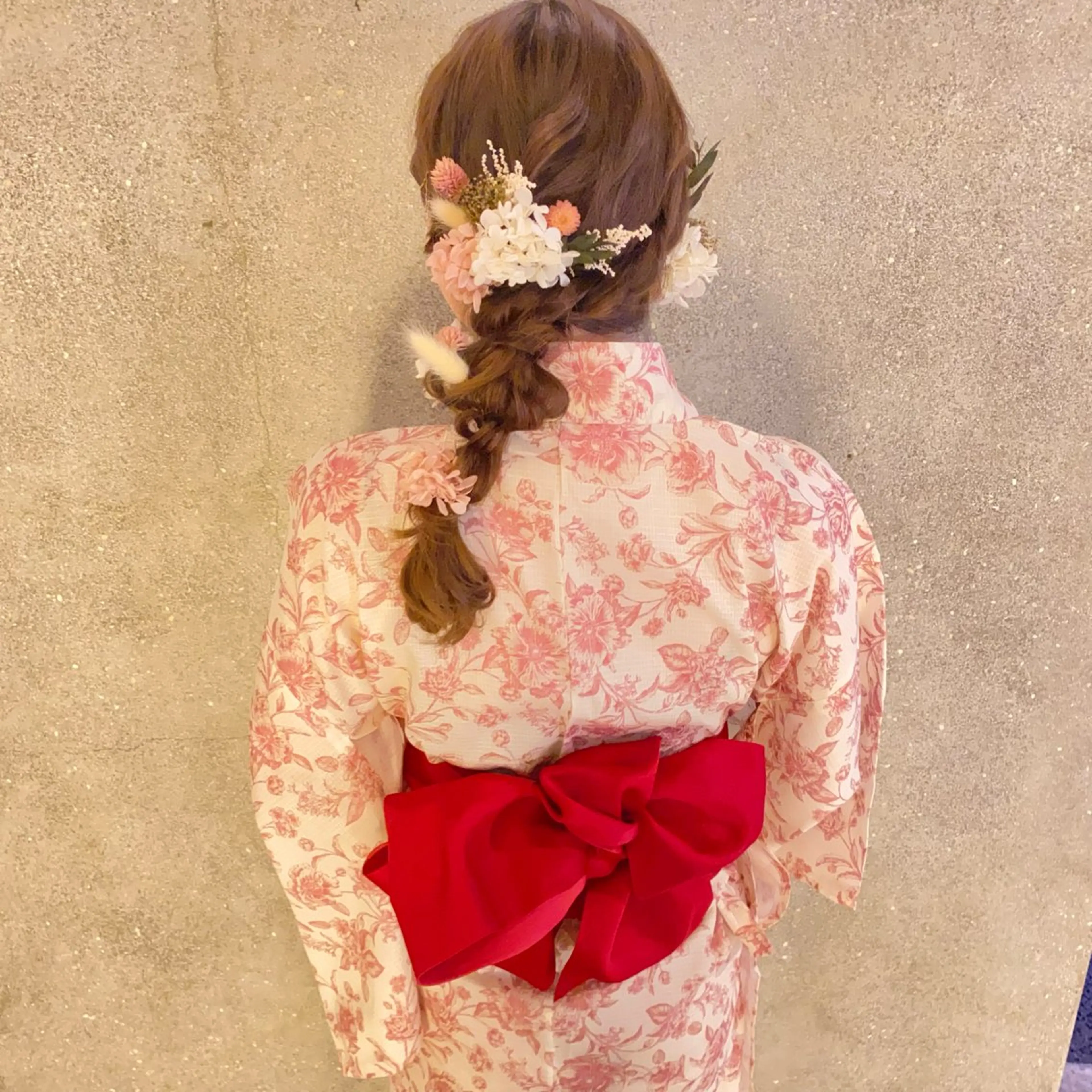 ロング 浴衣 risa/恵比寿/ ヘアセットのヘアスタイル