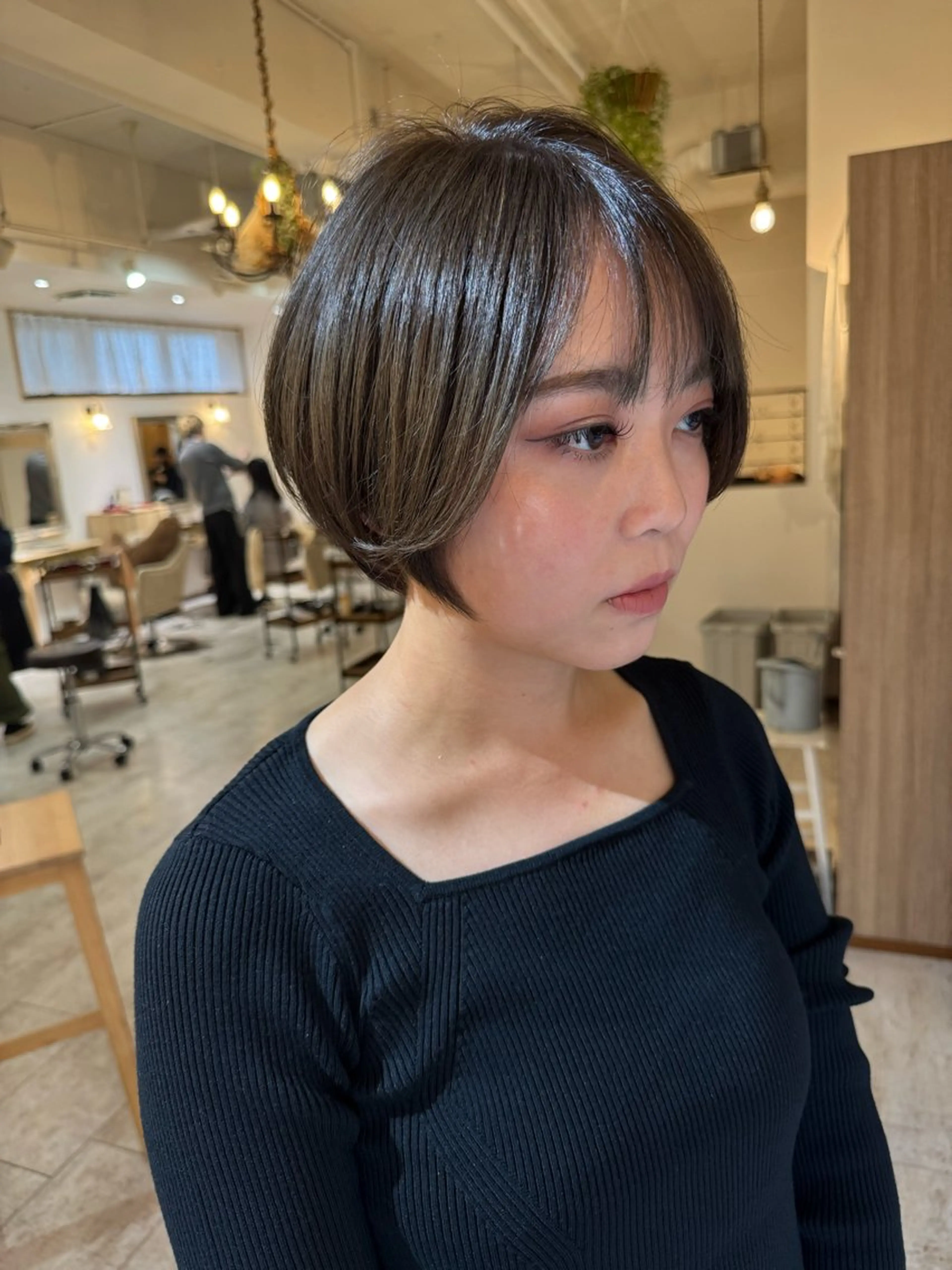 ショート カット ヘアカラー トリートメント 仲井 康己のヘアスタイル