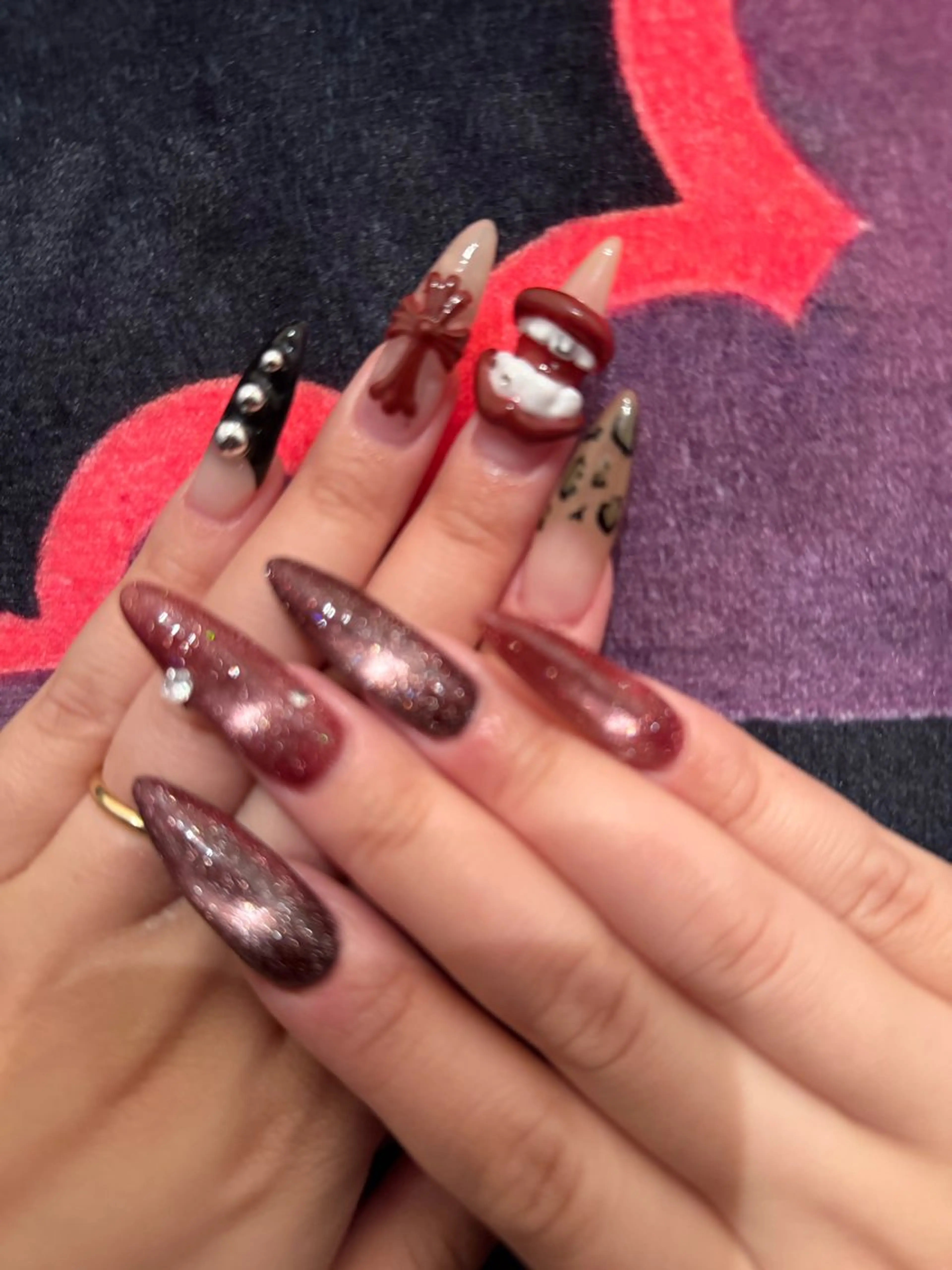 ネイル ハンドネイル 愛 nailsalonのネイルデザイン