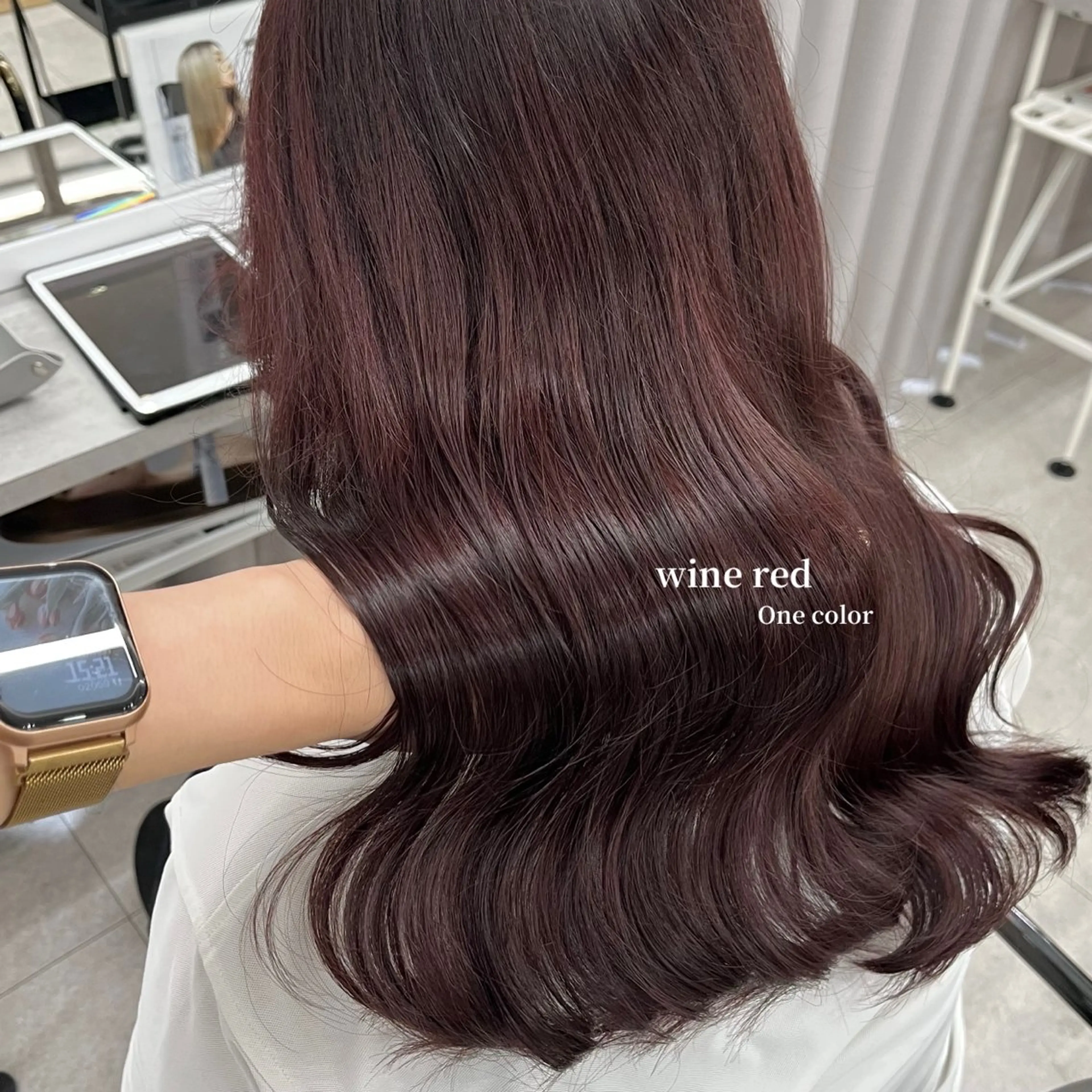 ロング カラー 柔らかオリーブ🌿 HIMARI🌻のヘアスタイル