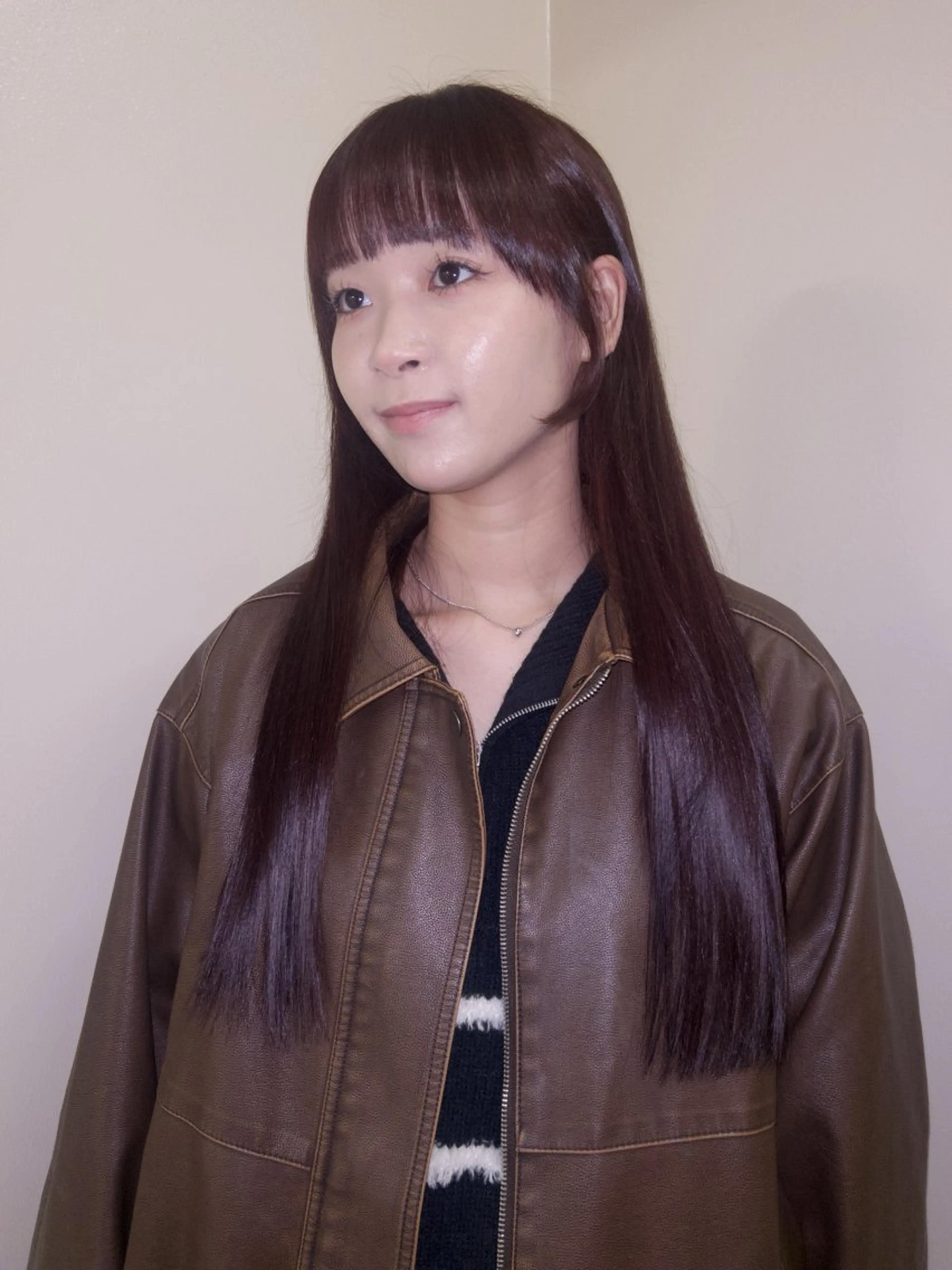 ロング カラー レッドカラー カット ヘアカラー トリートメント ☕️結【suii.】 ボブ/ヘアセット☕️のヘアスタイル