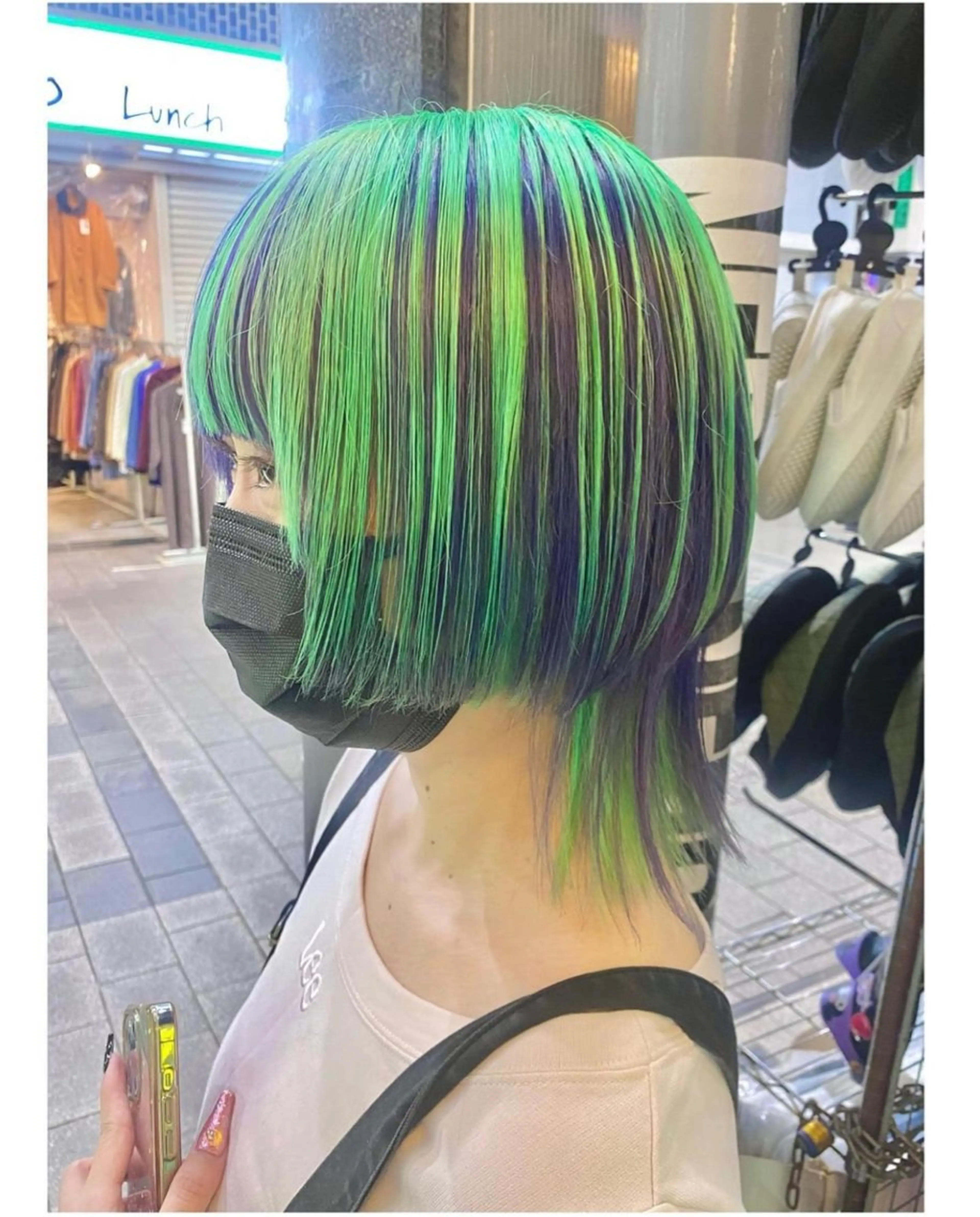 ショート カラー パープルカラー ヘアカラー GARU-ガル-所属・TSUNO🦖 派手髪/オタク美容師のヘアスタイル