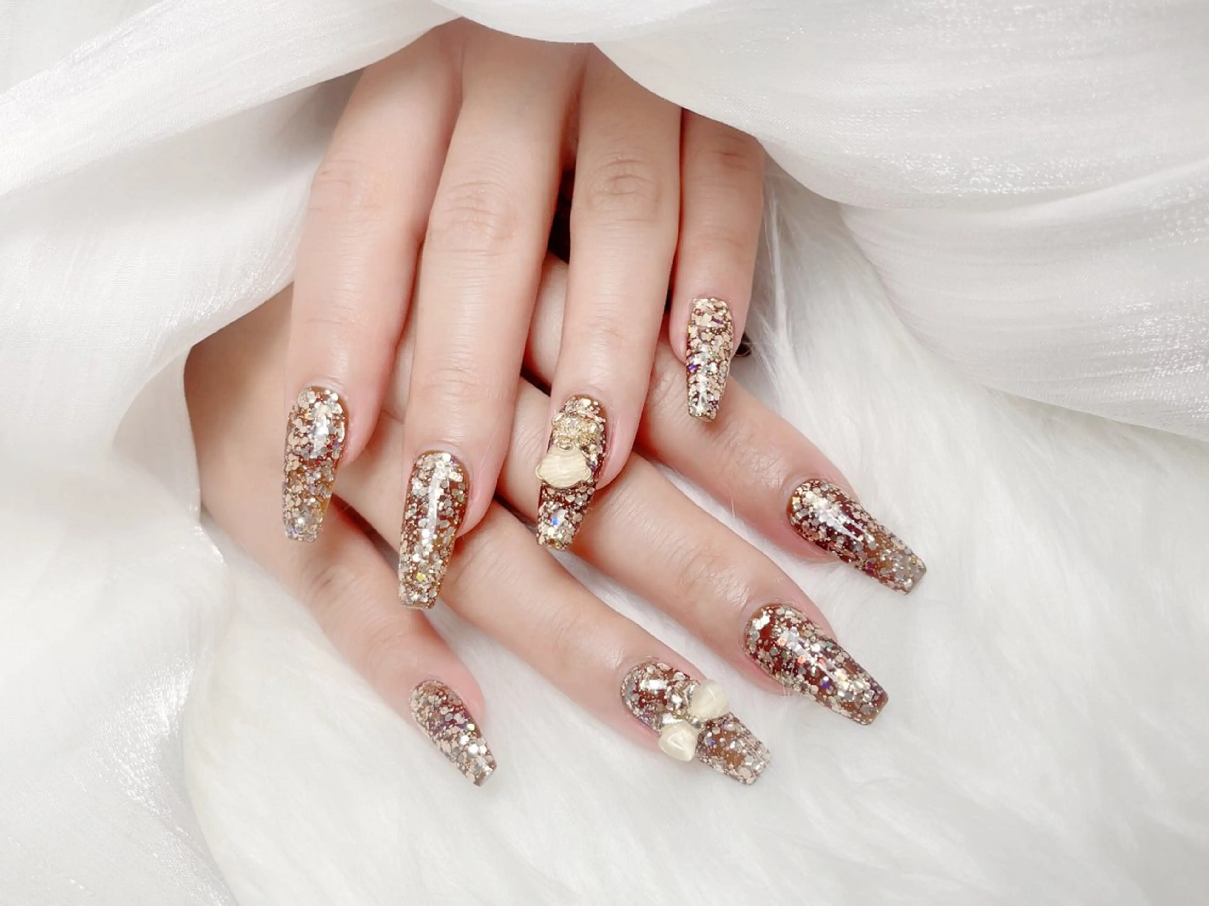 ネイル ハンドネイル M🌷nail 長さだし専門店のネイルデザイン