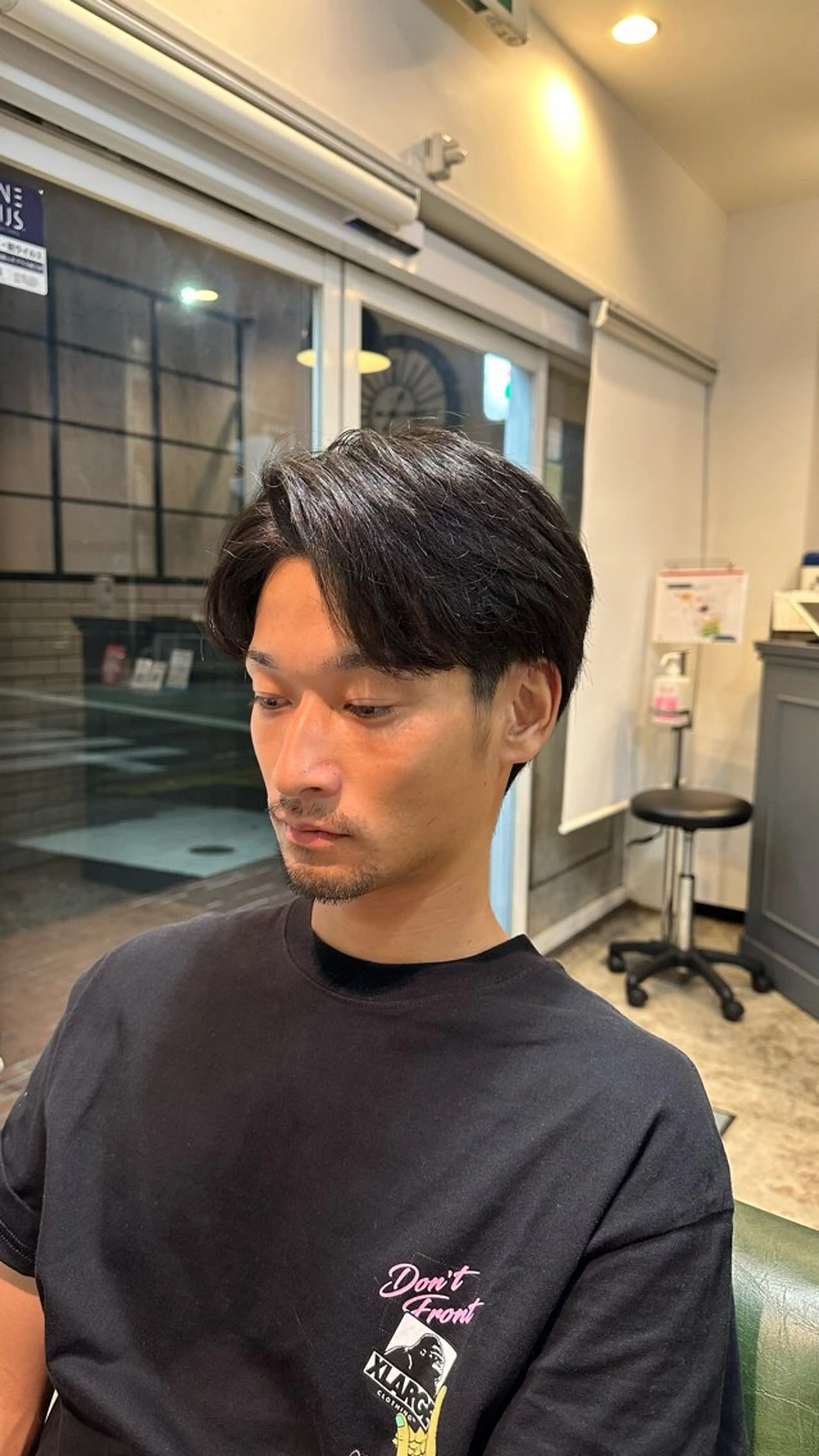 ショート メンズ センターパート ツーブロック 刈り上げ トリートメント メンズ専門 Ryukiのヘアスタイル