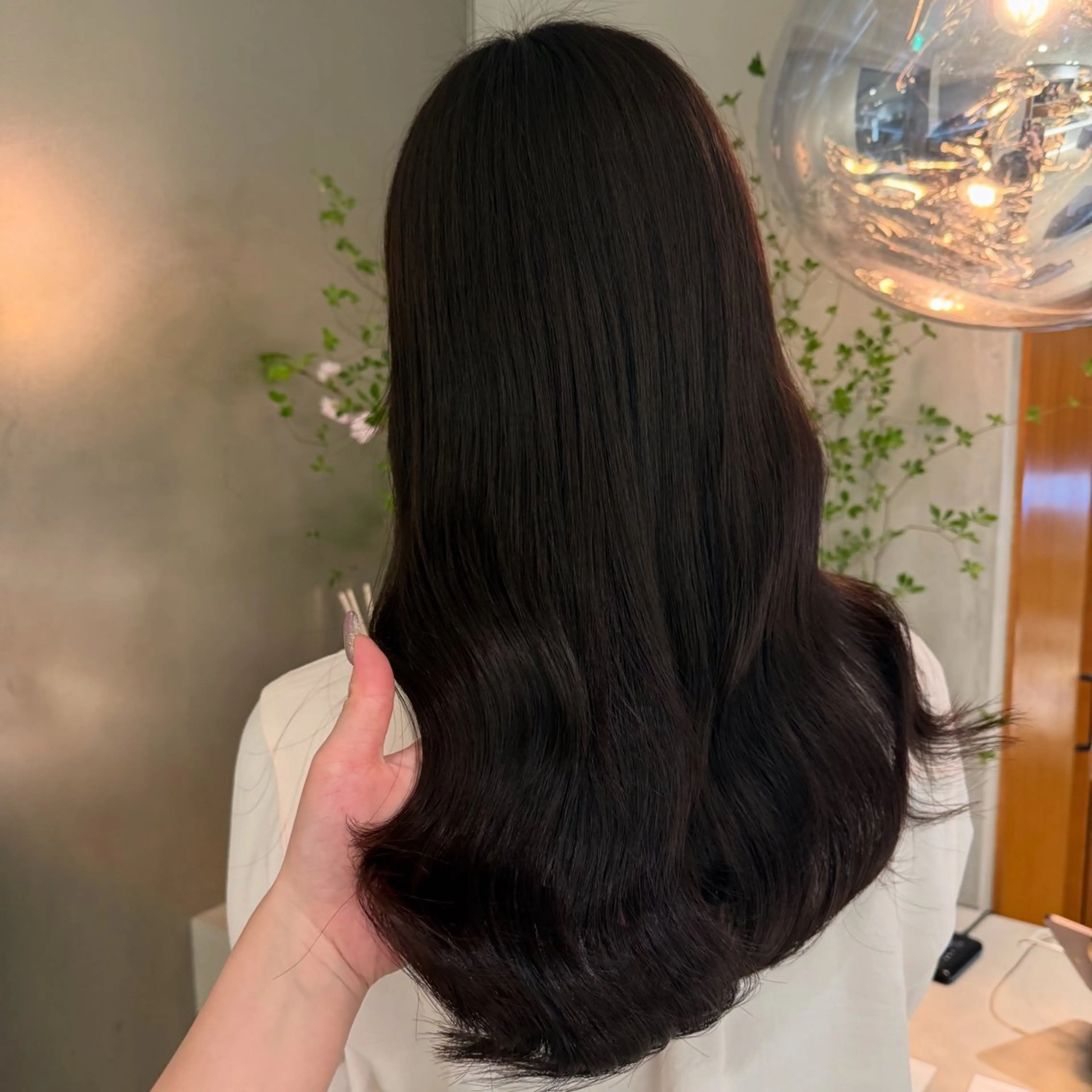 セミロング ヘアカラー 後藤 香乃のヘアスタイル