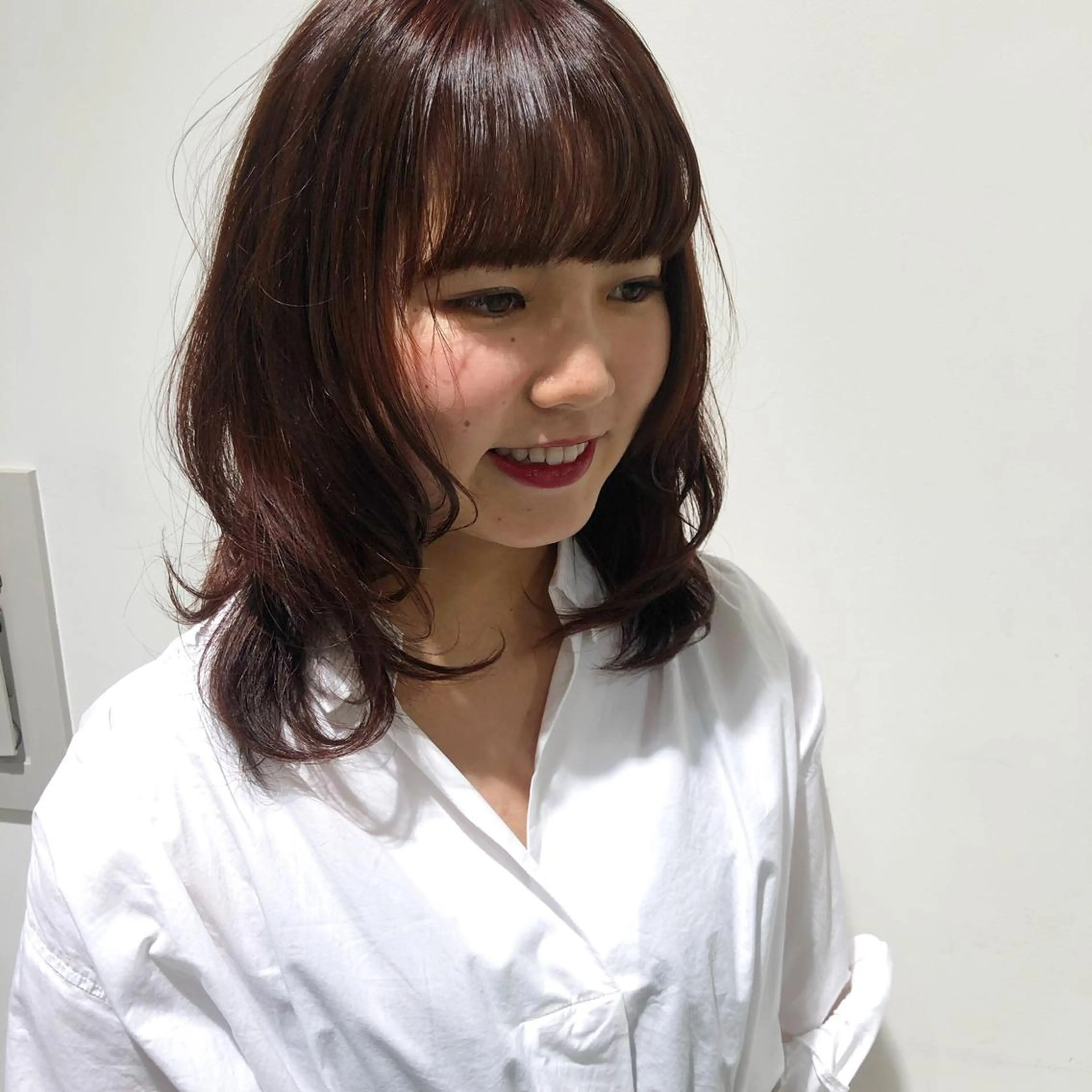 セミロング カラー パーマ パーマ/パーマ落とし 【Kouta】のヘアスタイル