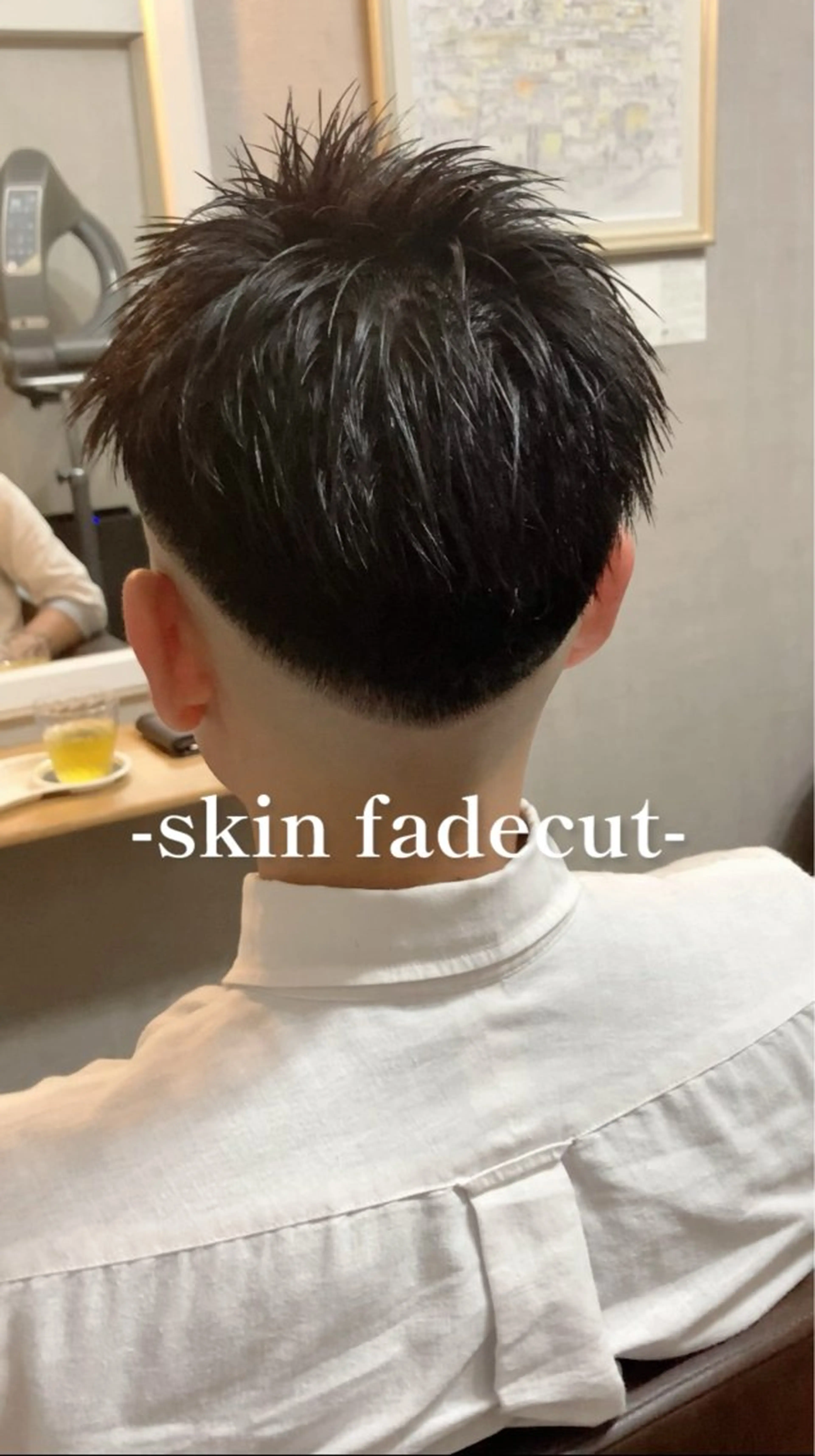 ショート メンズ フェードカット スキンフェード カット 完全個室マンツーマン メンズサロン草野貴樹のヘアスタイル
