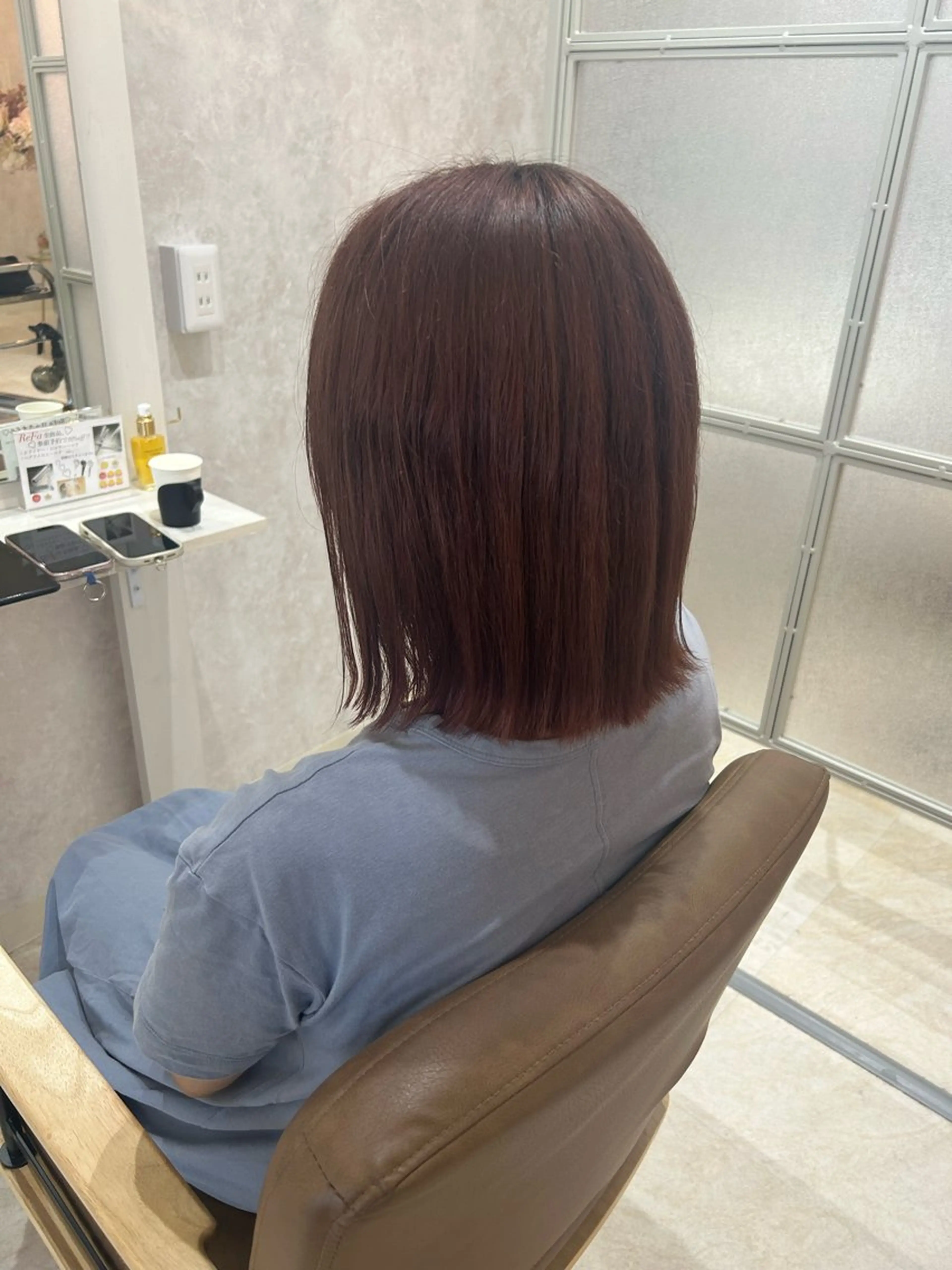 ミディアム カラー 💙まこと💙艶 カラー(Rico)のヘアスタイル