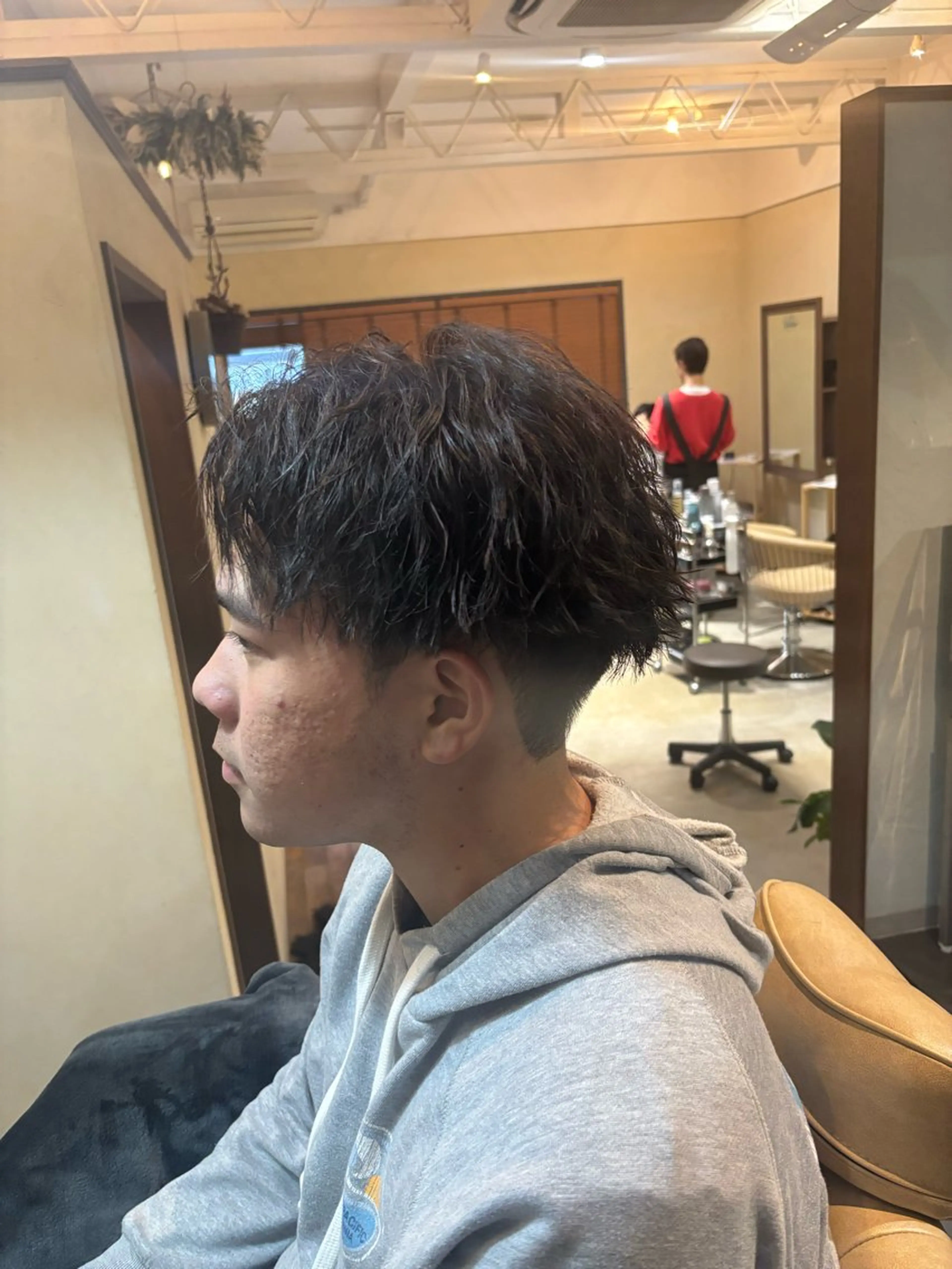 ショート メンズ カット パーマ トリートメント 鹿児島 TSUBASAのヘアスタイル