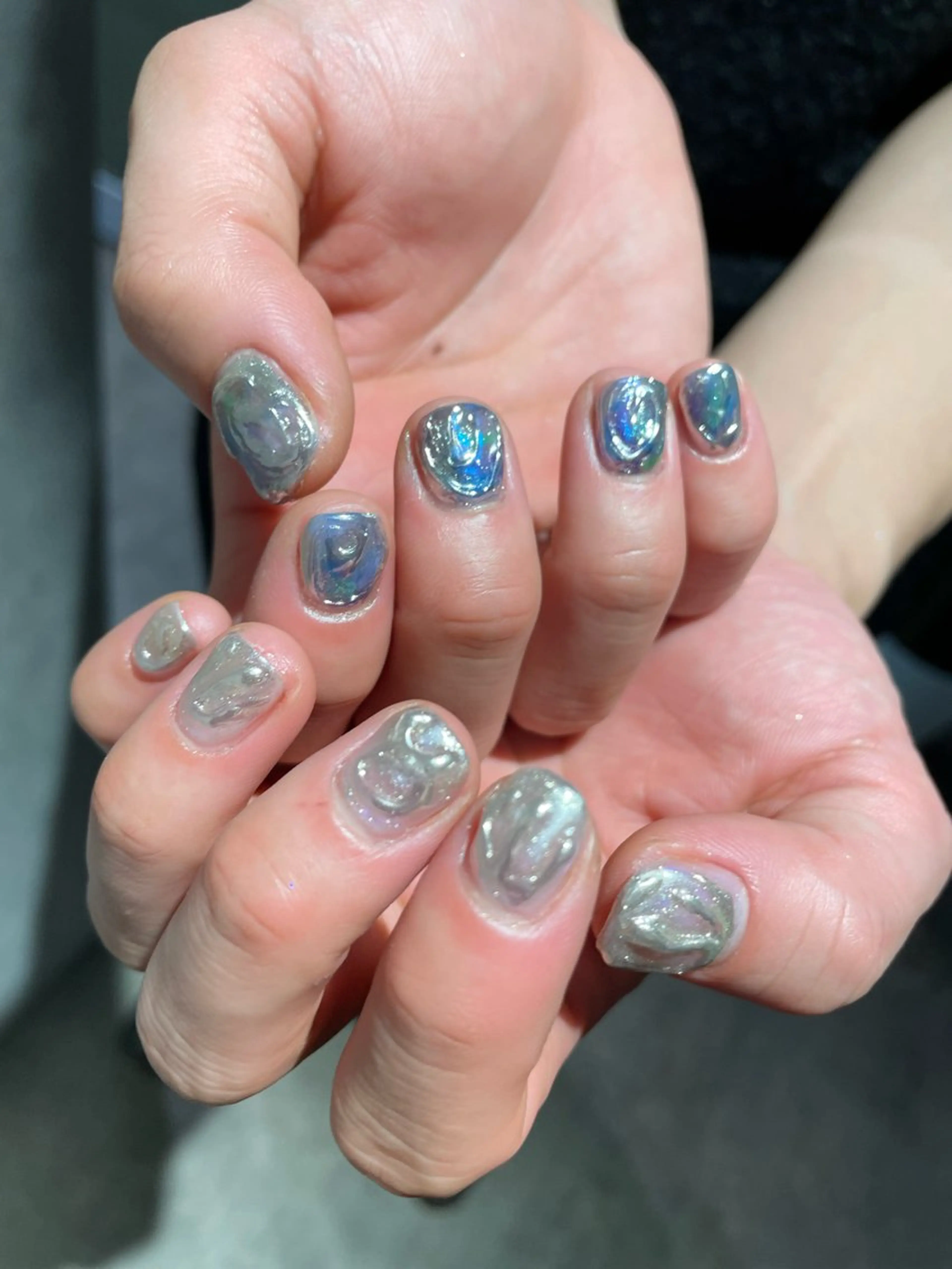 メンズ ネイル メンズネイル ハンドネイル ナチュラル透明感🌱 小山美樹子のヘアスタイル