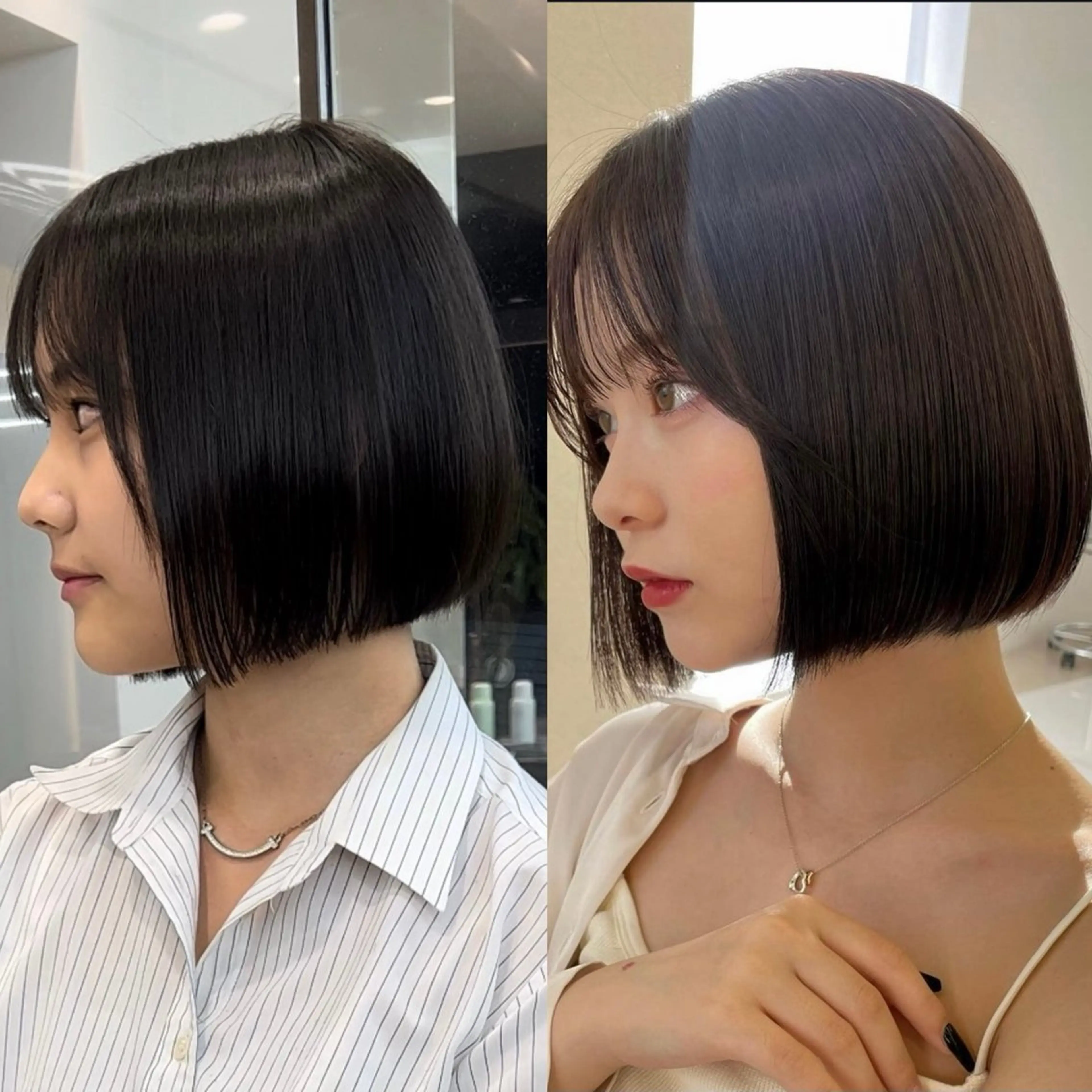 【迷った方はこちらから❣️韓国】リピーター様もコチラ❣️似合わせカット＋カラー＋トリートメント　カラー剤変更可能❣️の写真