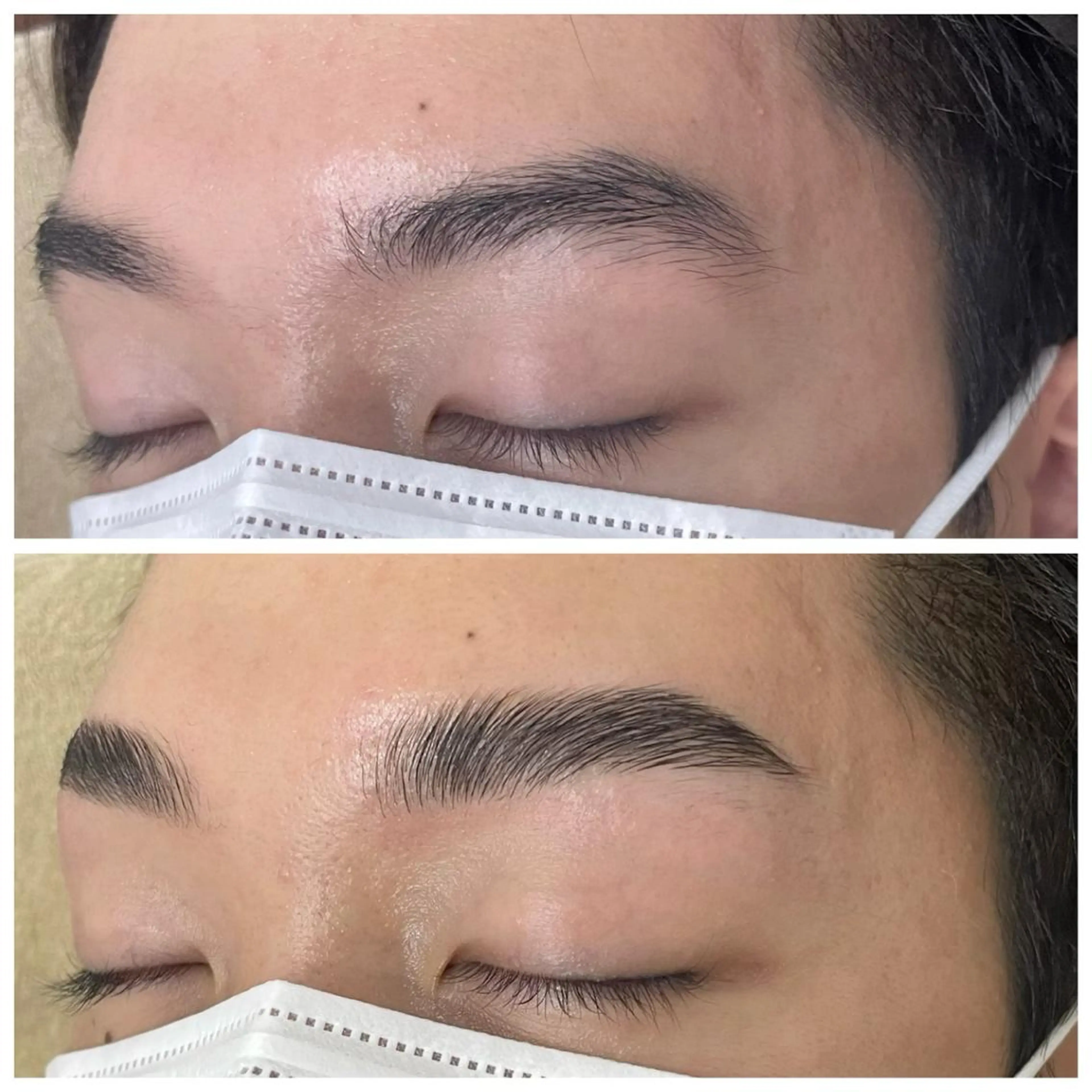 メンズ アイブロウ MMM研究所名駅店 長岡のマツエク・マツパデザイン