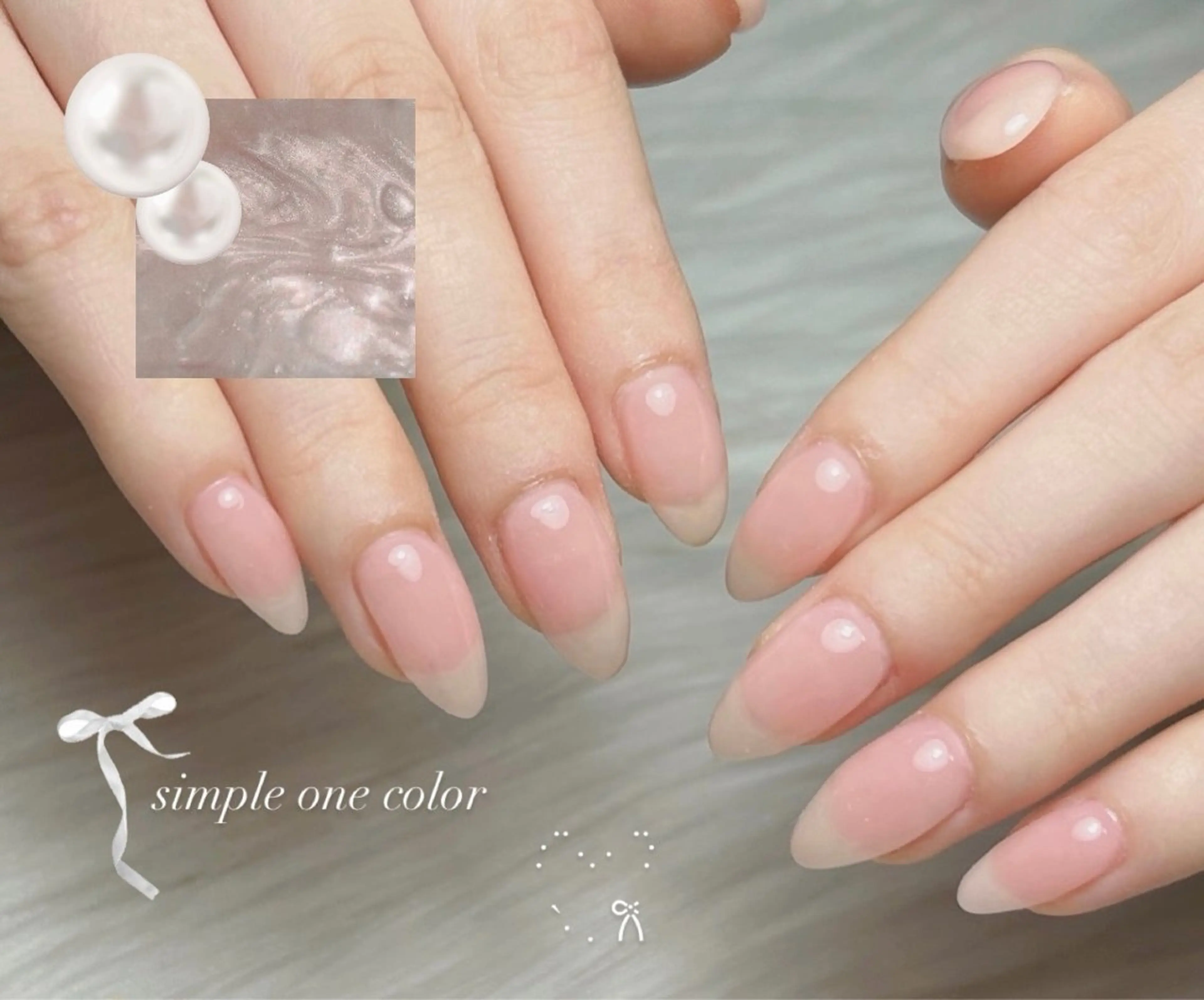 【 ミニモ学割 】 【 gel シンプルワンカラー 】の写真