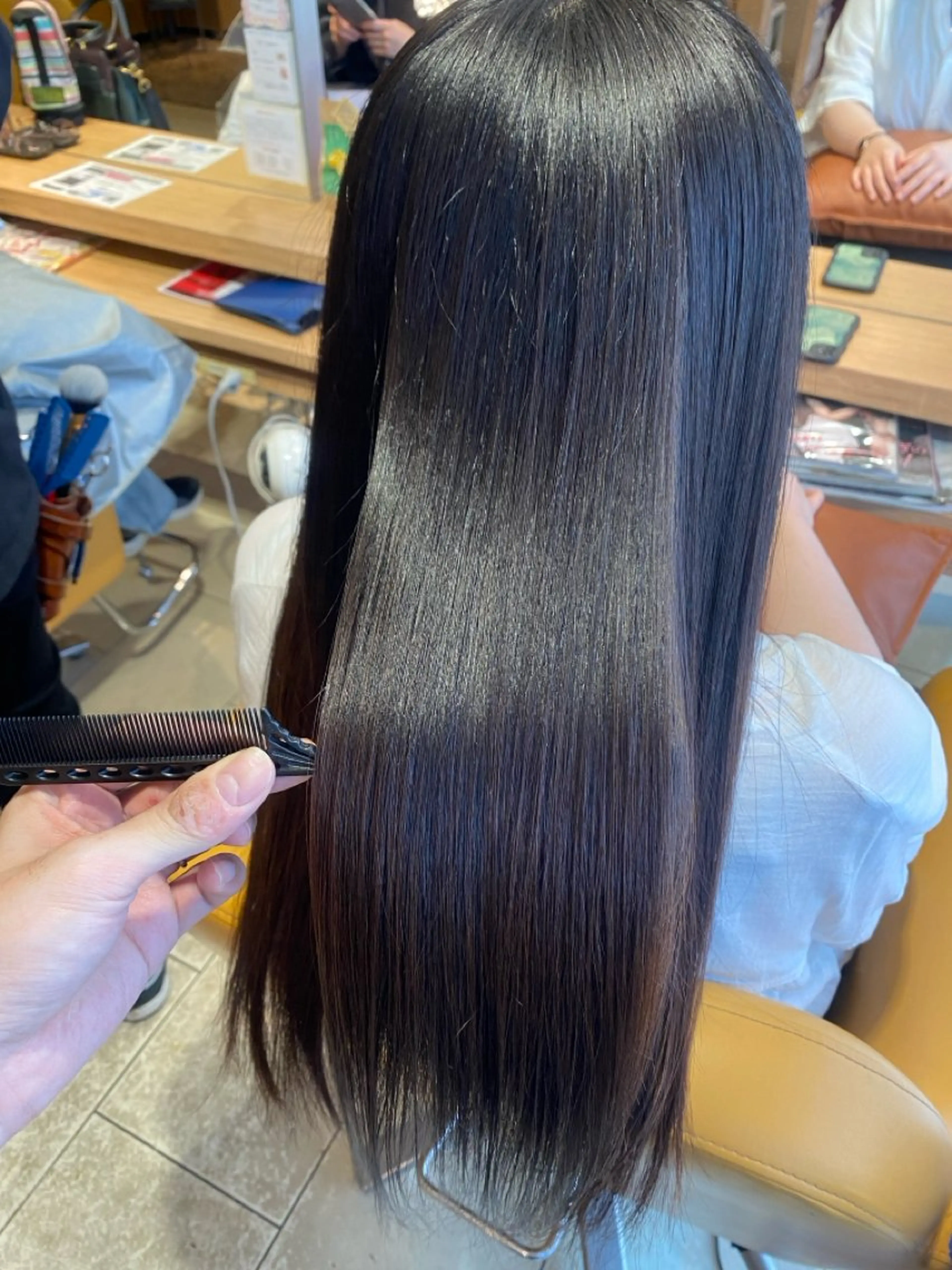 ロング 縮毛矯正 トリートメント 長谷川 智也/ディレクターのヘアスタイル