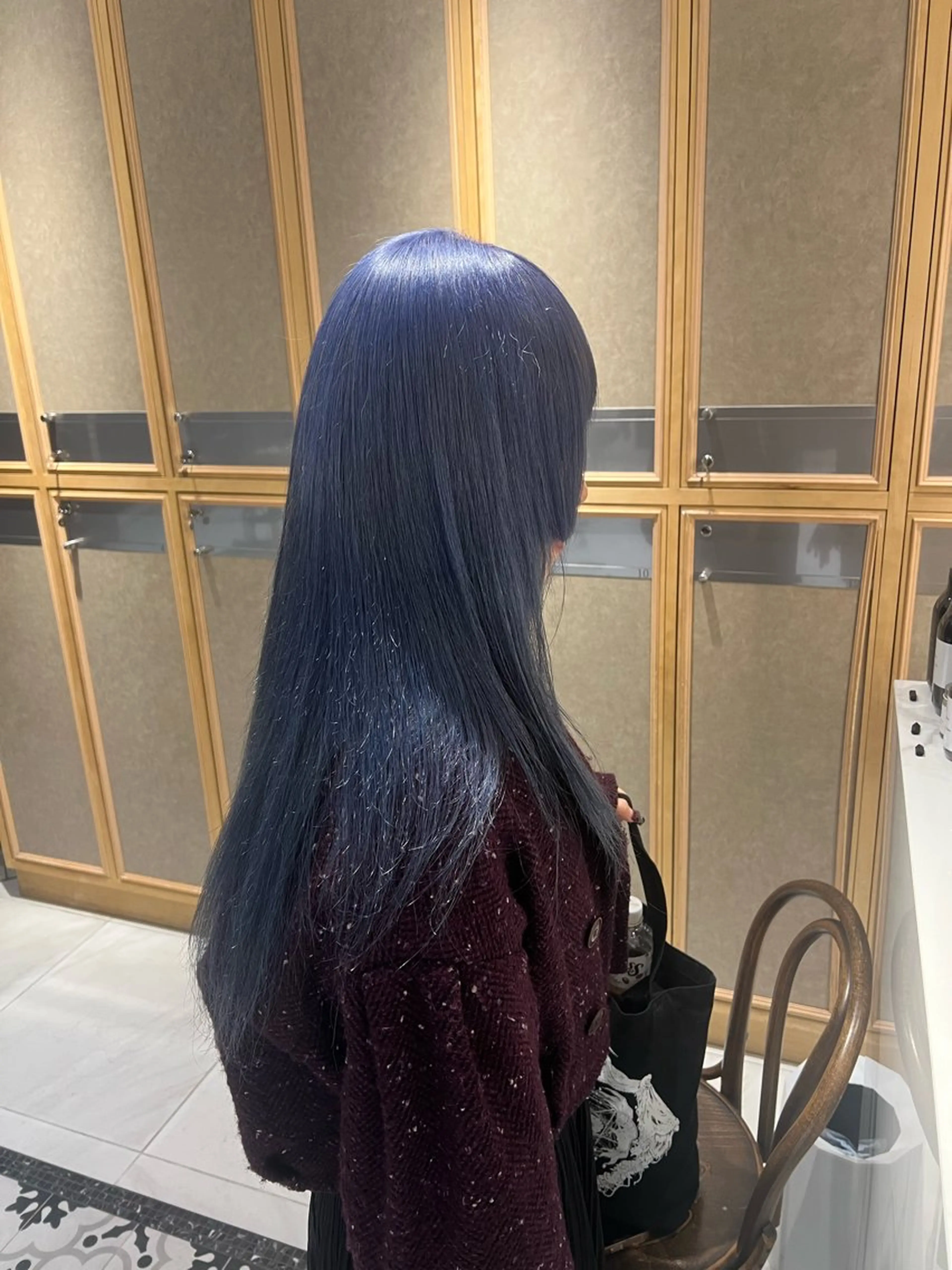 ロング ヘアカラー トリートメント ヘッドスパ ブリーチ/ブラウン 🤎MIREのヘアスタイル