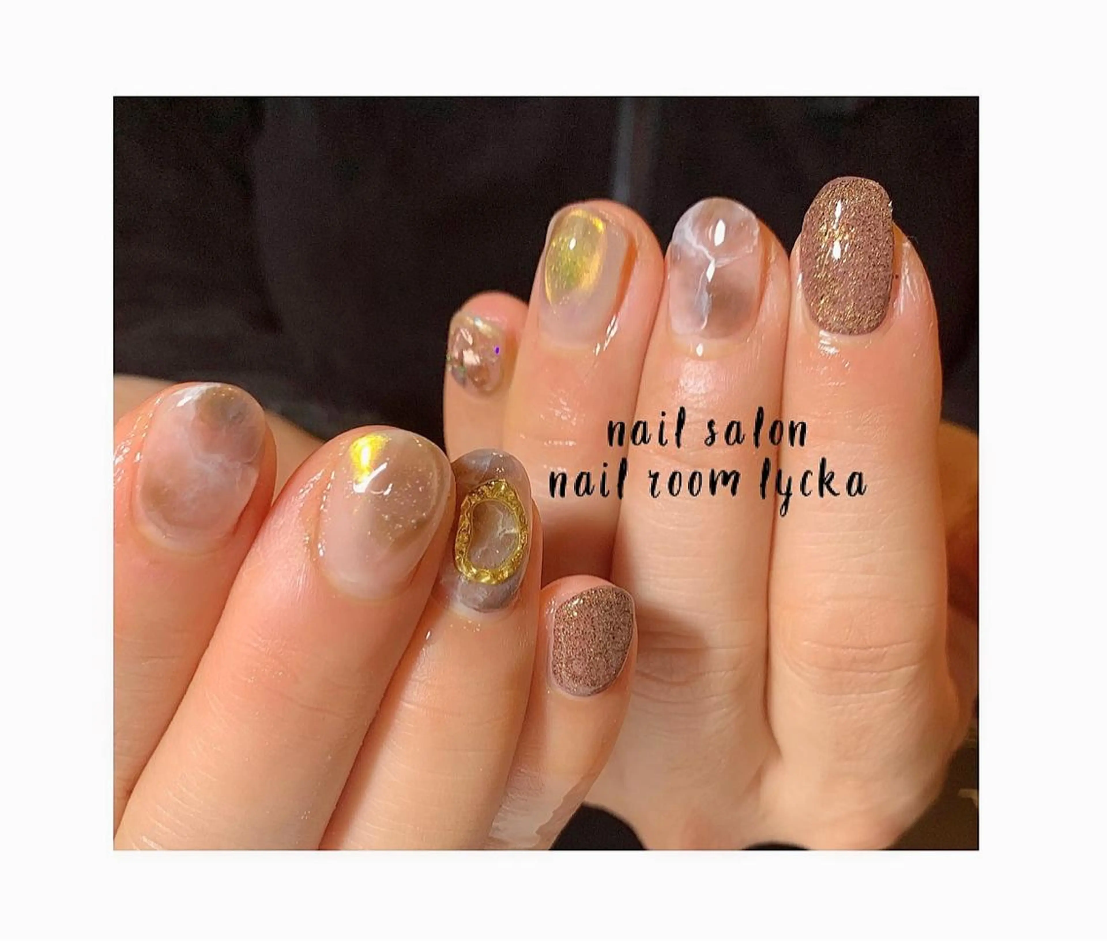 ネイル ﾈｲﾙﾙｰﾑﾘｯｶ 𝐦𝐚𝐲𝐮のネイルデザイン