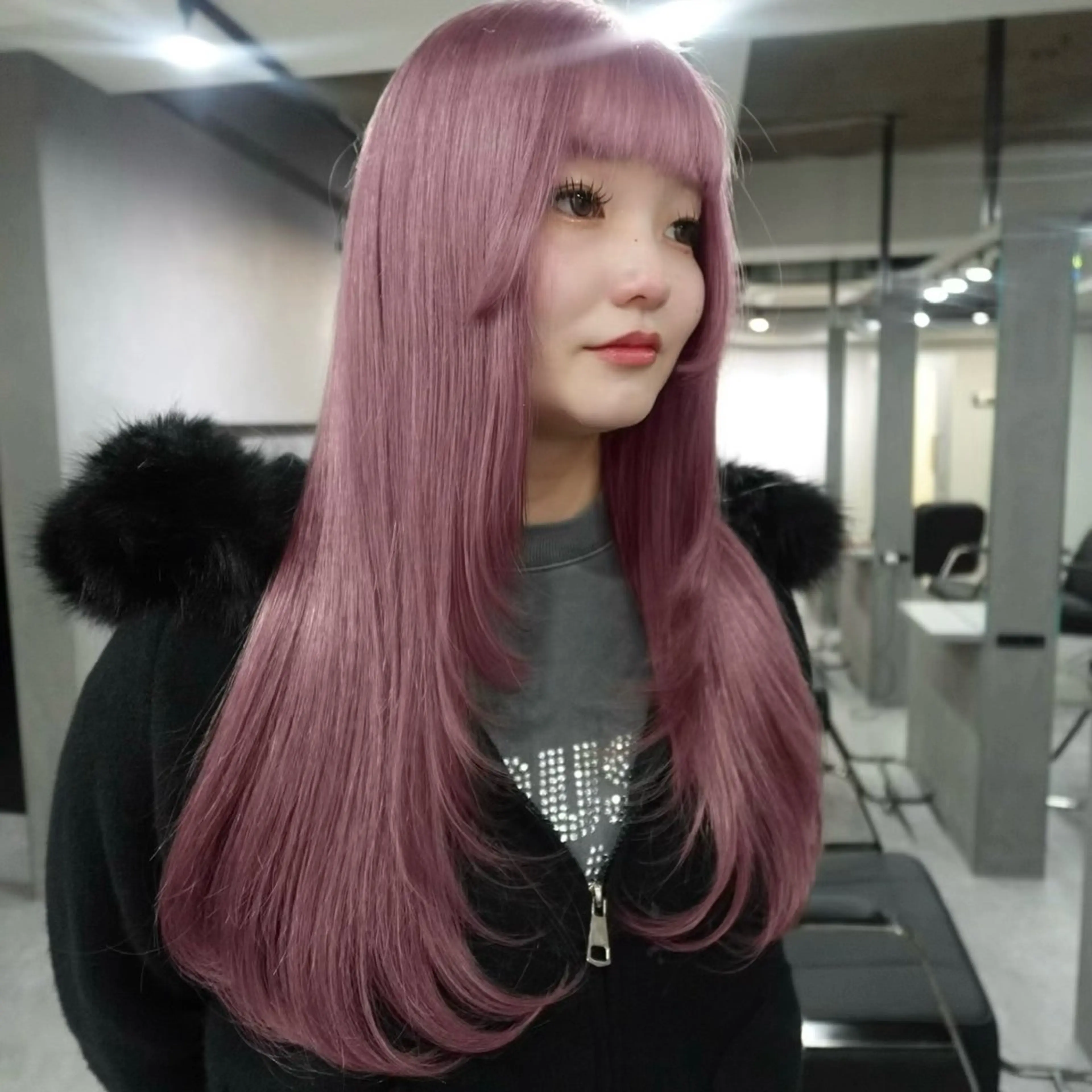 ロング カット 【色落ちまで可愛い】 mao🐩💜のヘアスタイル