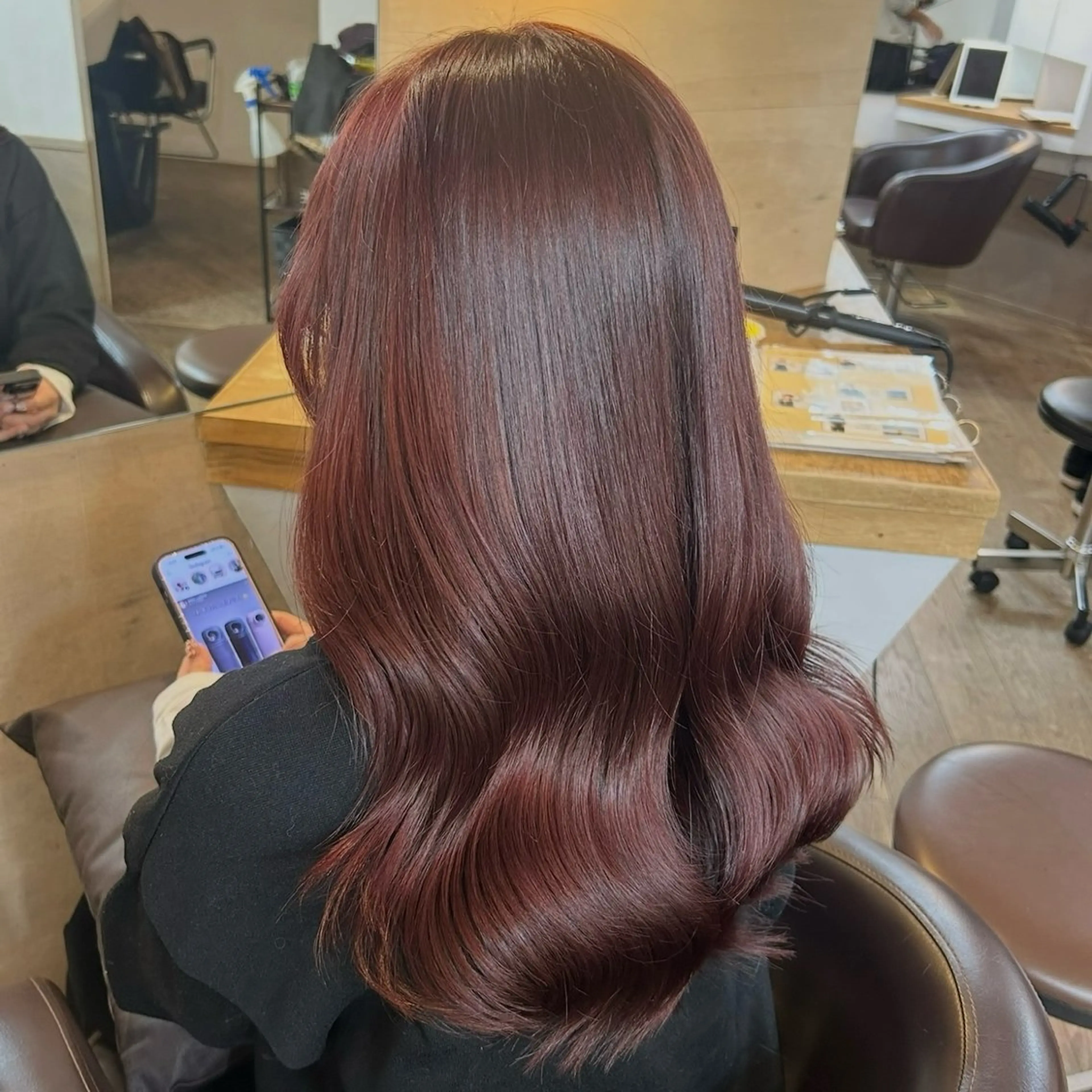 ロング カラー カット ヘアカラー 立花 ふたば🌱のヘアスタイル