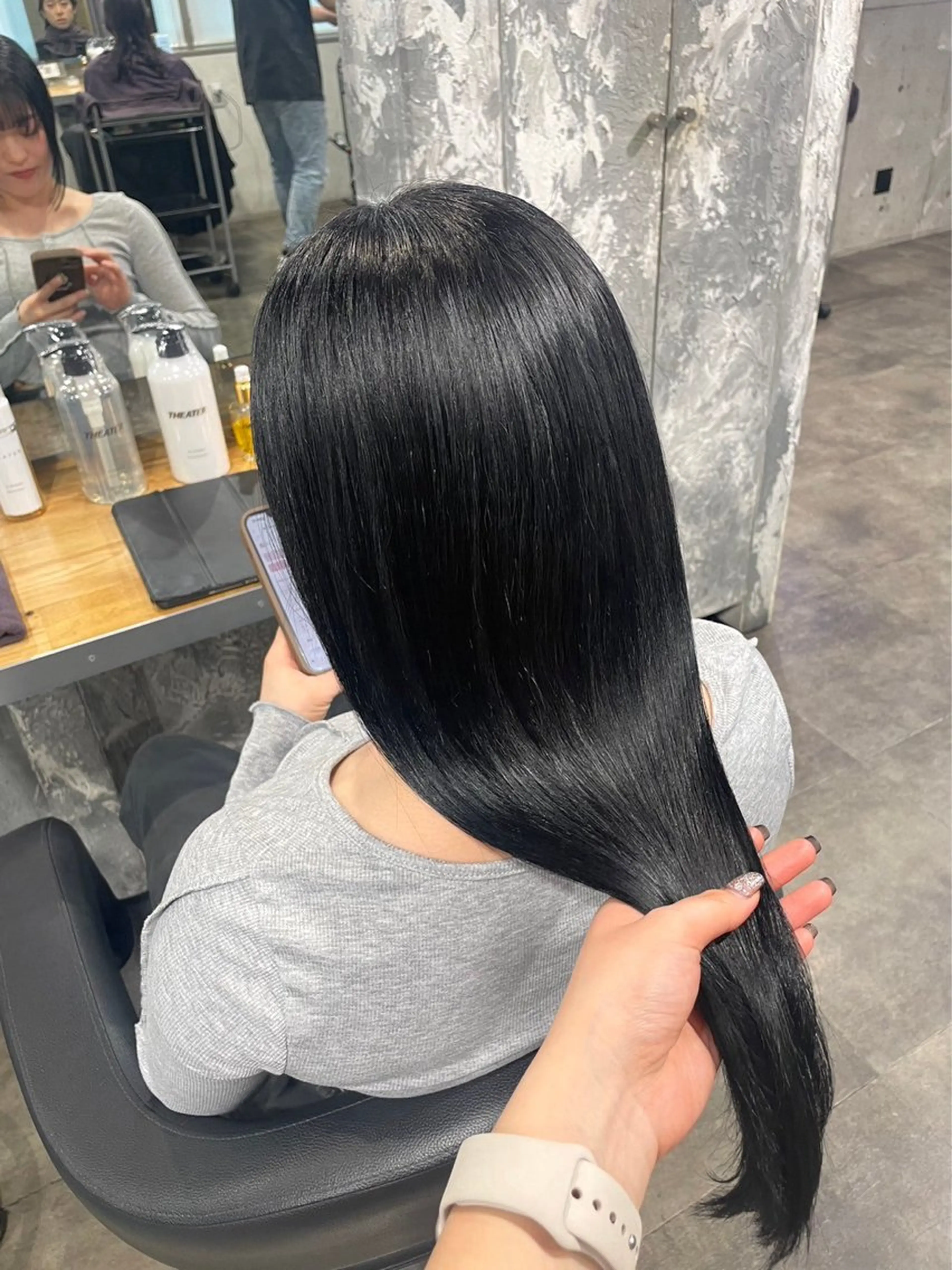 ロング カラー 🟦ニュアンス/メン ズパーマ横浜🟦のヘアスタイル