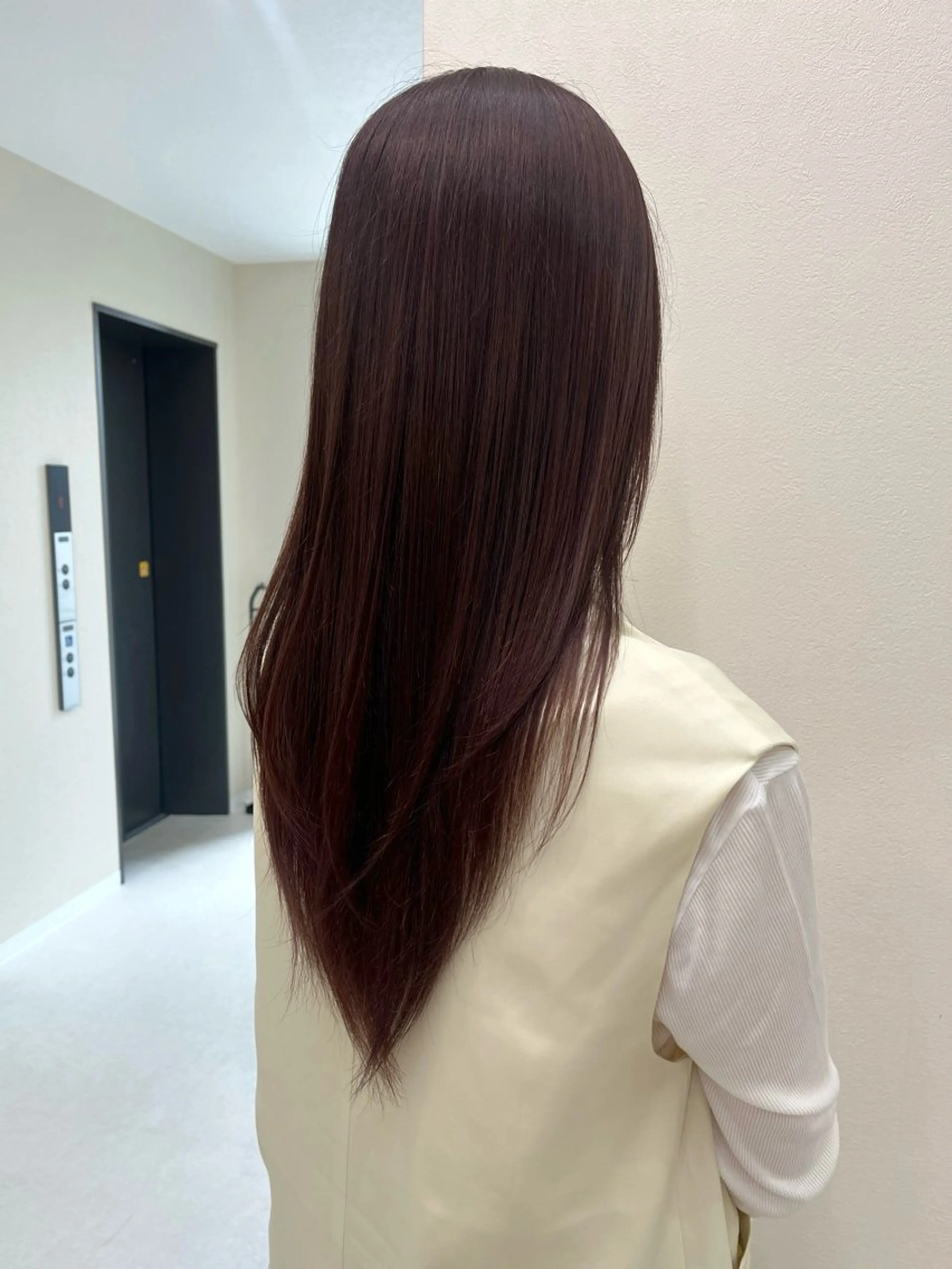 ロング カラー 中村 佳歩のヘアスタイル