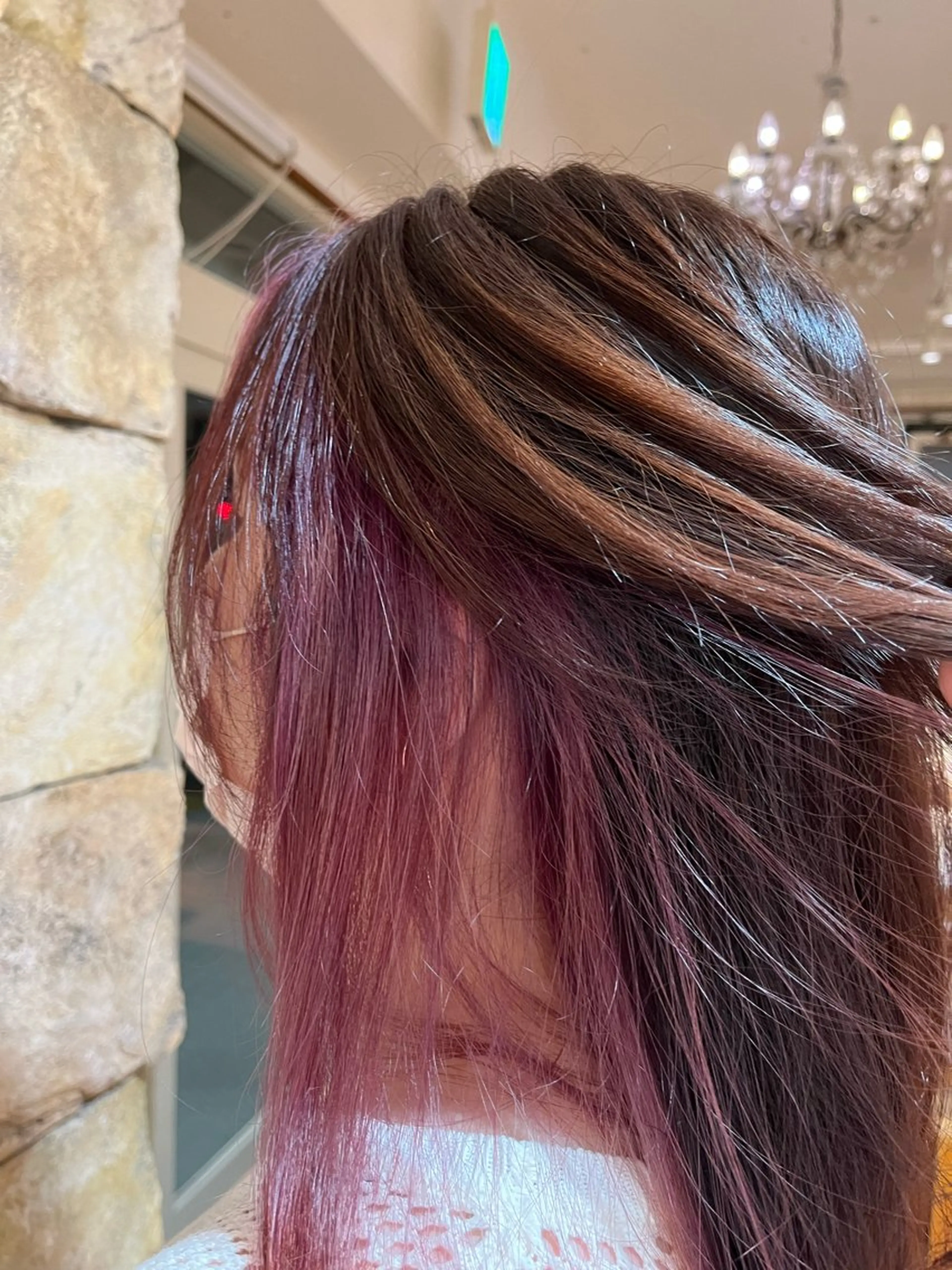 カラー ミストバング ブリーチ  フェイスフレーミング 🌈鈴木 星凪🌈のヘアスタイル