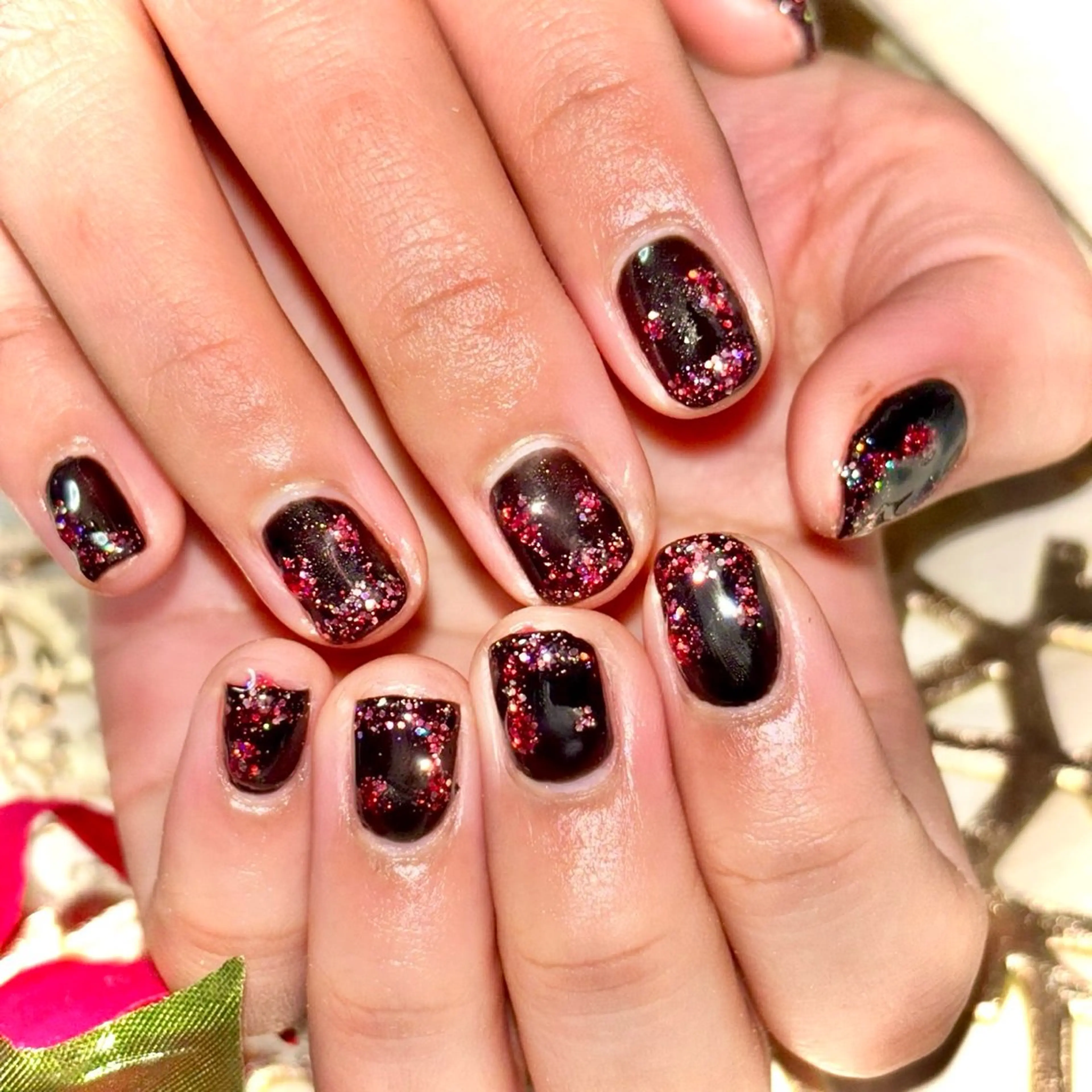 ネイル フットネイル 韓国ネイル ワンホンネイル 冬ネイル miminon 自宅ネイルサロンのネイルデザイン