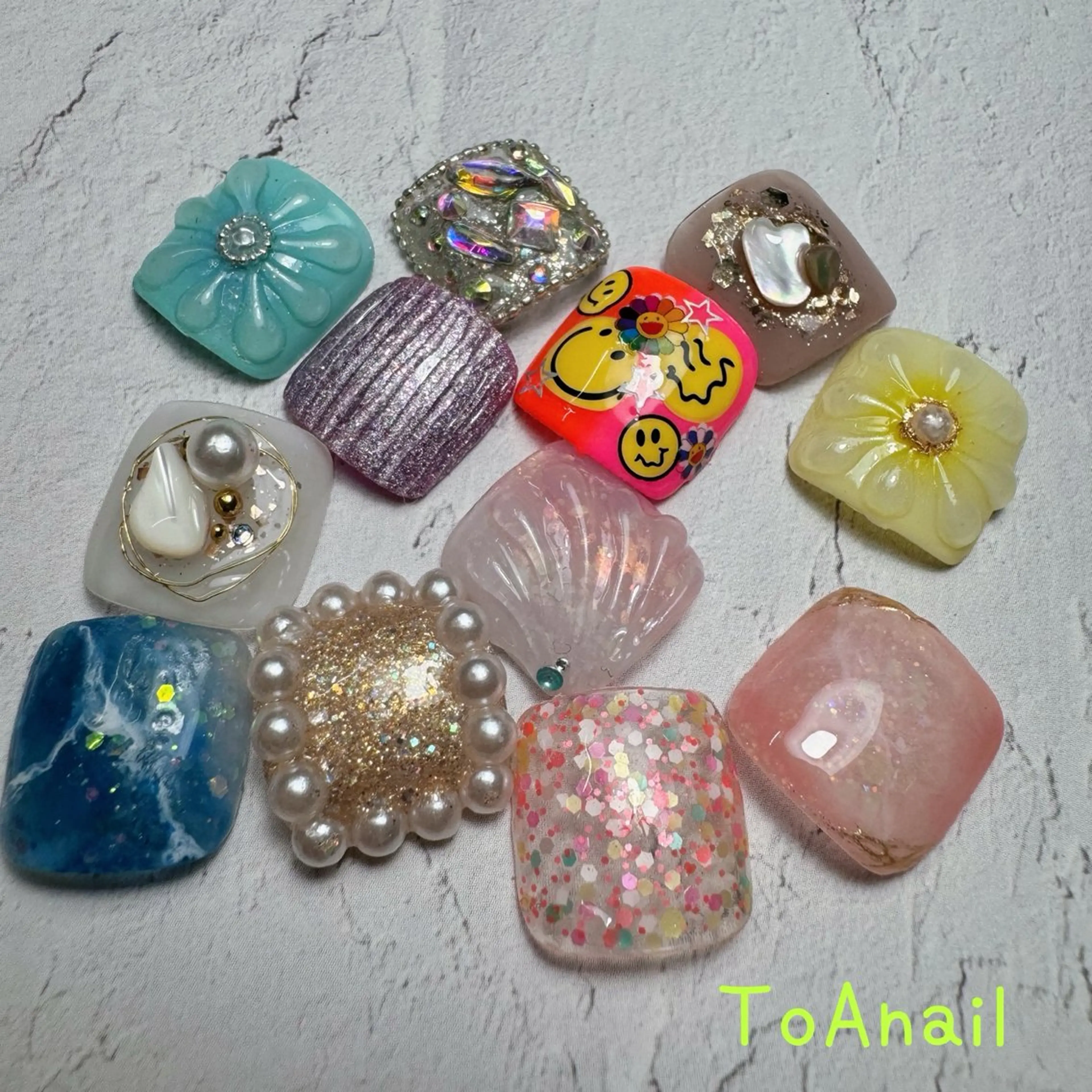 ネイル フットネイル ToA nailのネイルデザイン