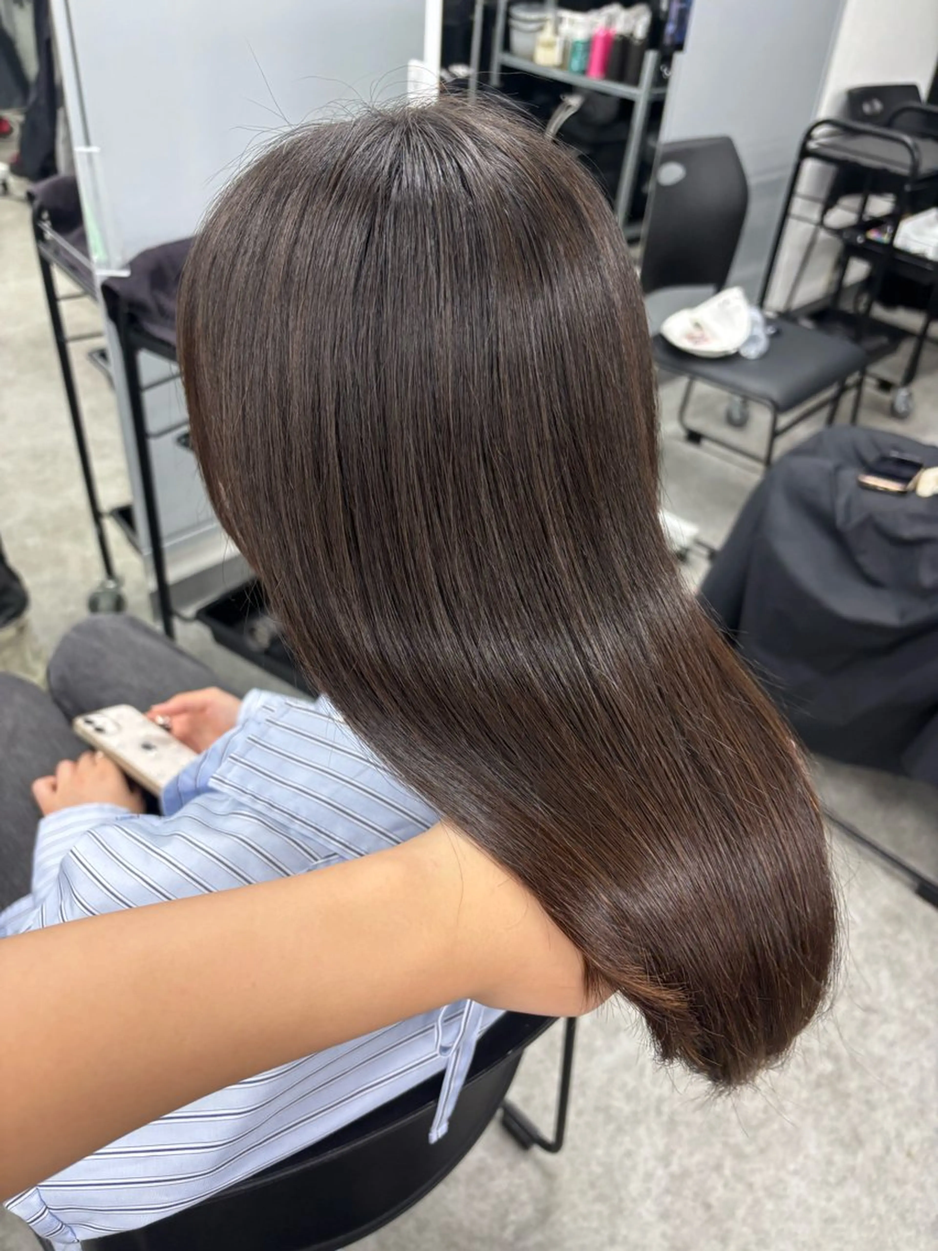 ロング カラー 韓国トレンドヘア🤍 Chima🤍のヘアスタイル