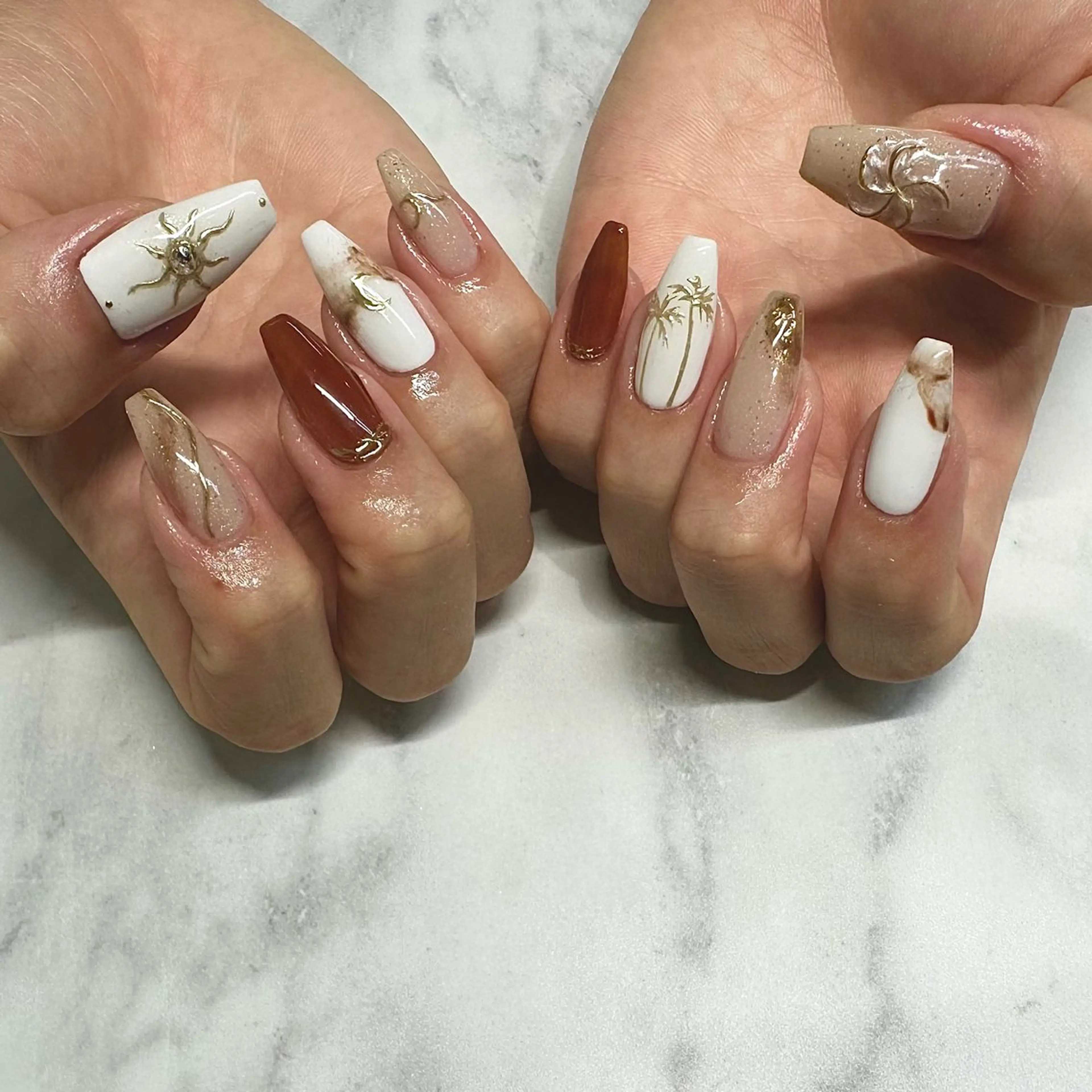 ネイル ハンドネイル Bianca浦和🎀 渋谷のネイルデザイン