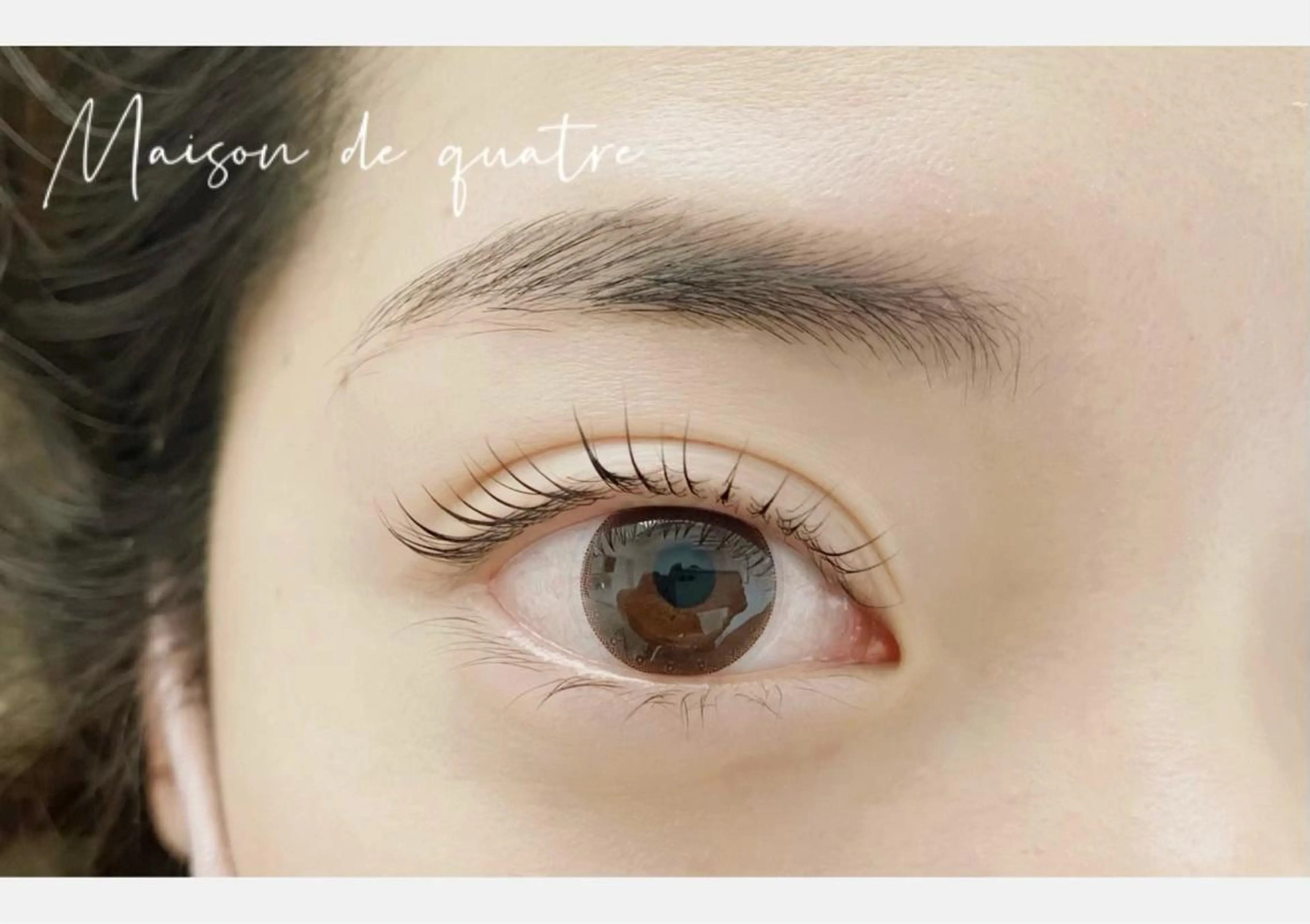 マツエク・マツパ ブラウンラッシュ カラーマツエク フラットラッシュ まつげパーマ ボリュームラッシュ Maison de quatreのマツエク・マツパデザイン