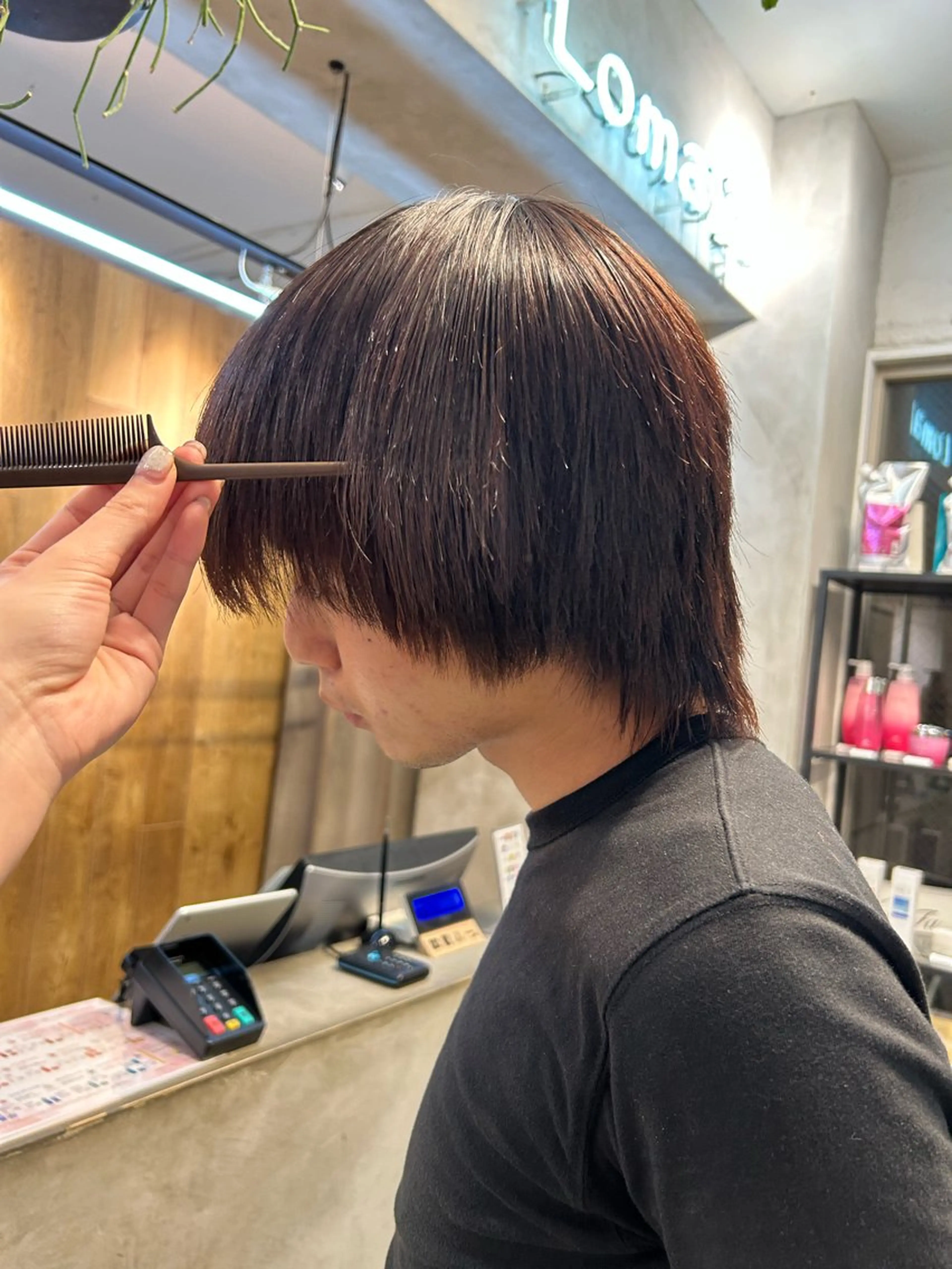 メンズ 縮毛矯正 トリートメント じゅわっと暖色カラー 🍊Moemiのヘアスタイル