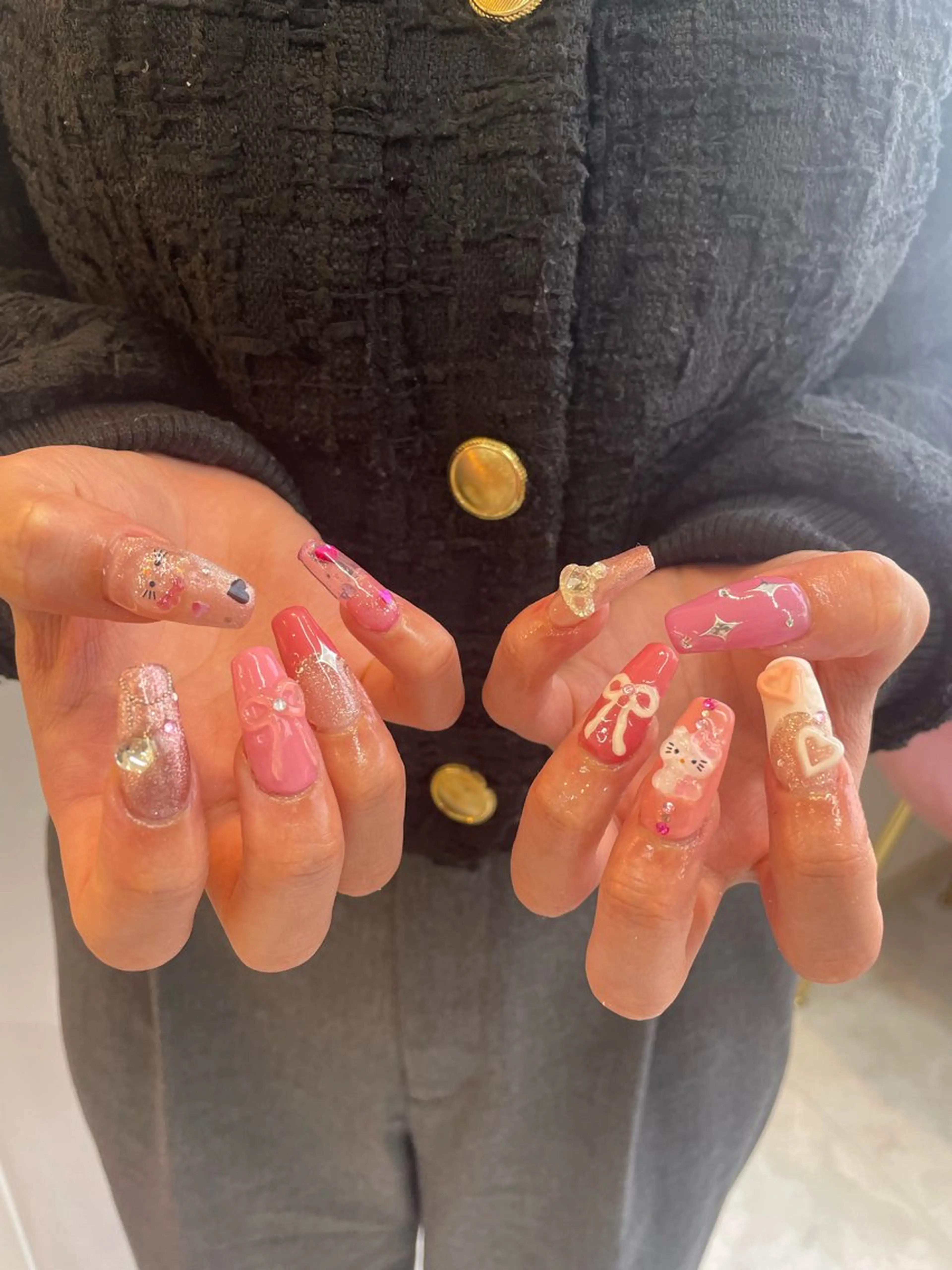 ネイル 束感まつ毛/ネイル/ LED♥KIRARAのマツエク・マツパデザイン