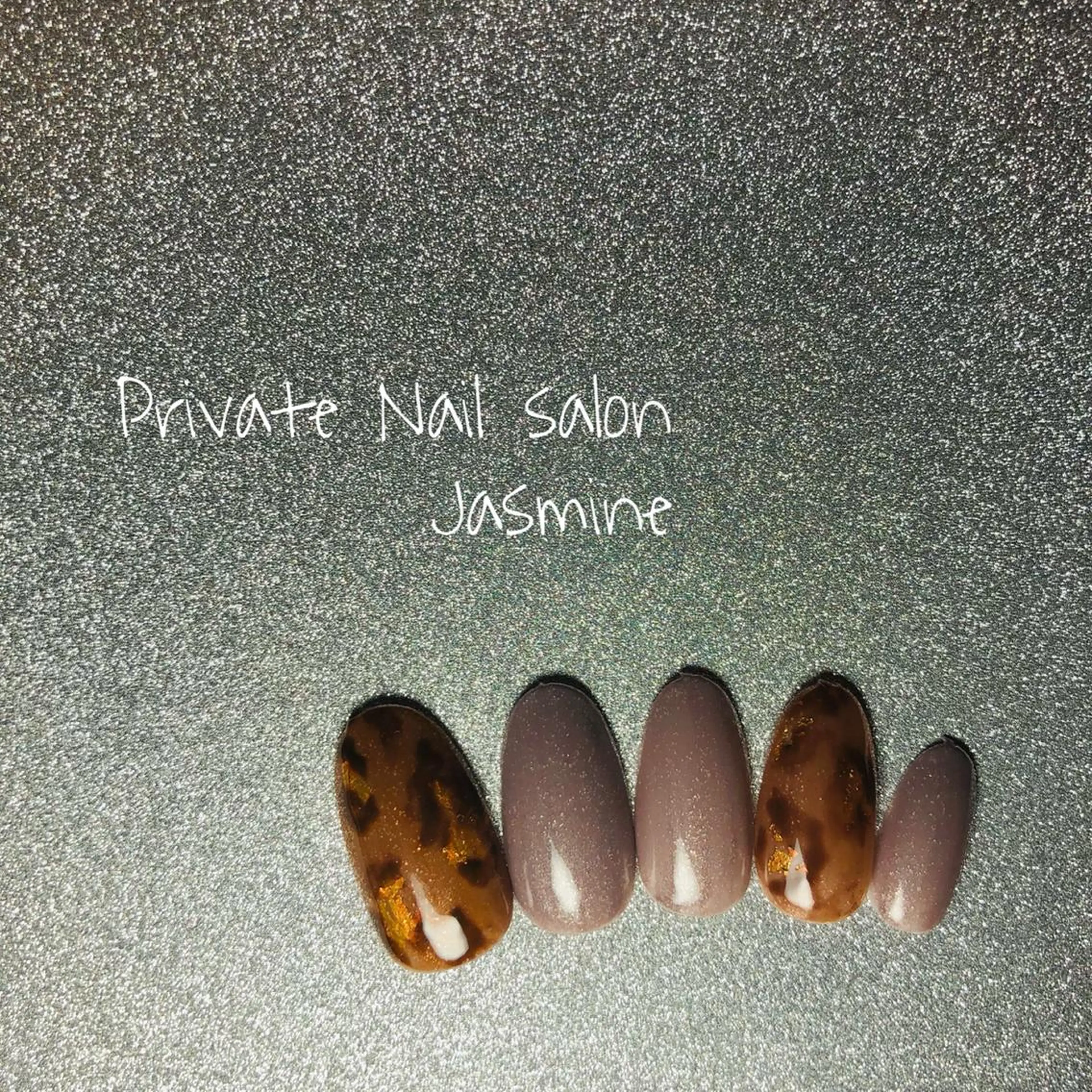 ネイル アニマル柄 ハンドネイル Nail salon JASMINEのネイルデザイン