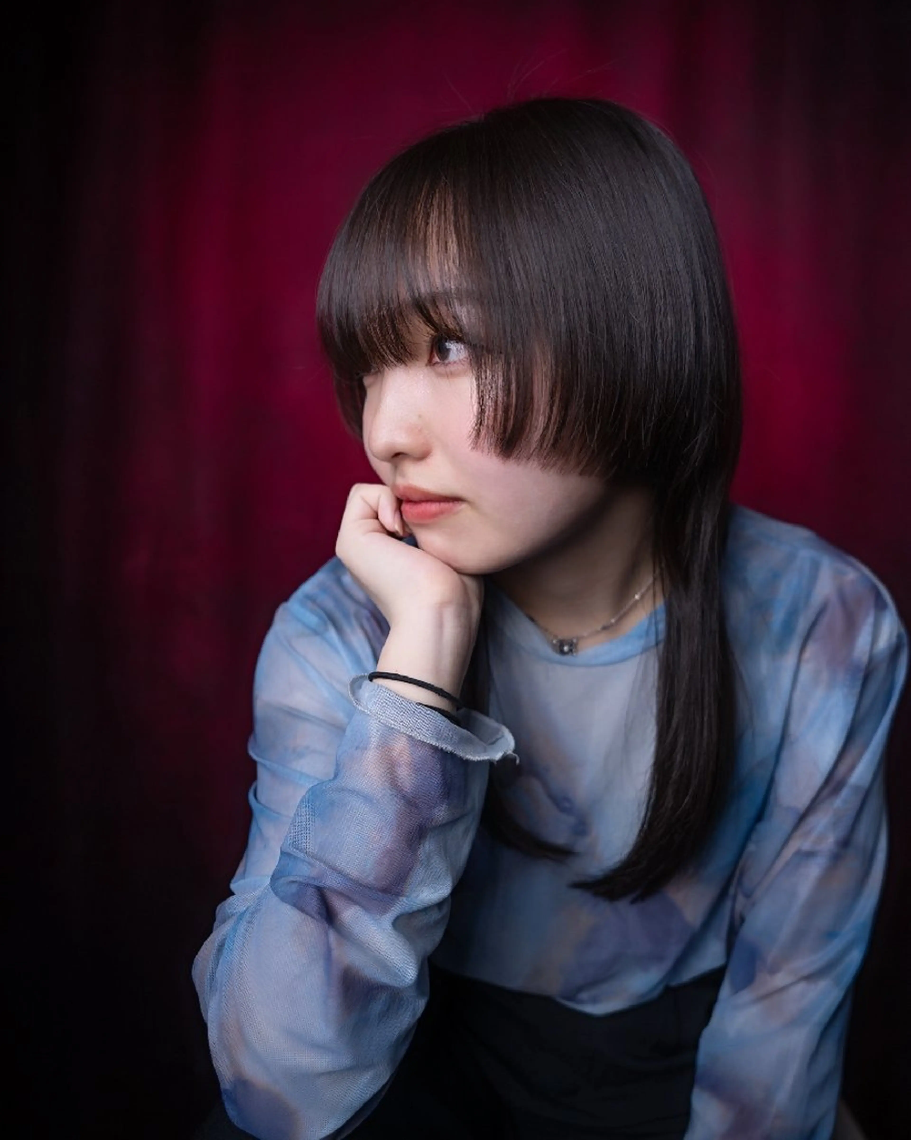 ロング カラー ヘアアレンジ バレイヤージュ ブリーチ イヤリングカラー グラデーションカラー グレージュ Loop for hair所属・松尾 泰伸のヘアスタイル