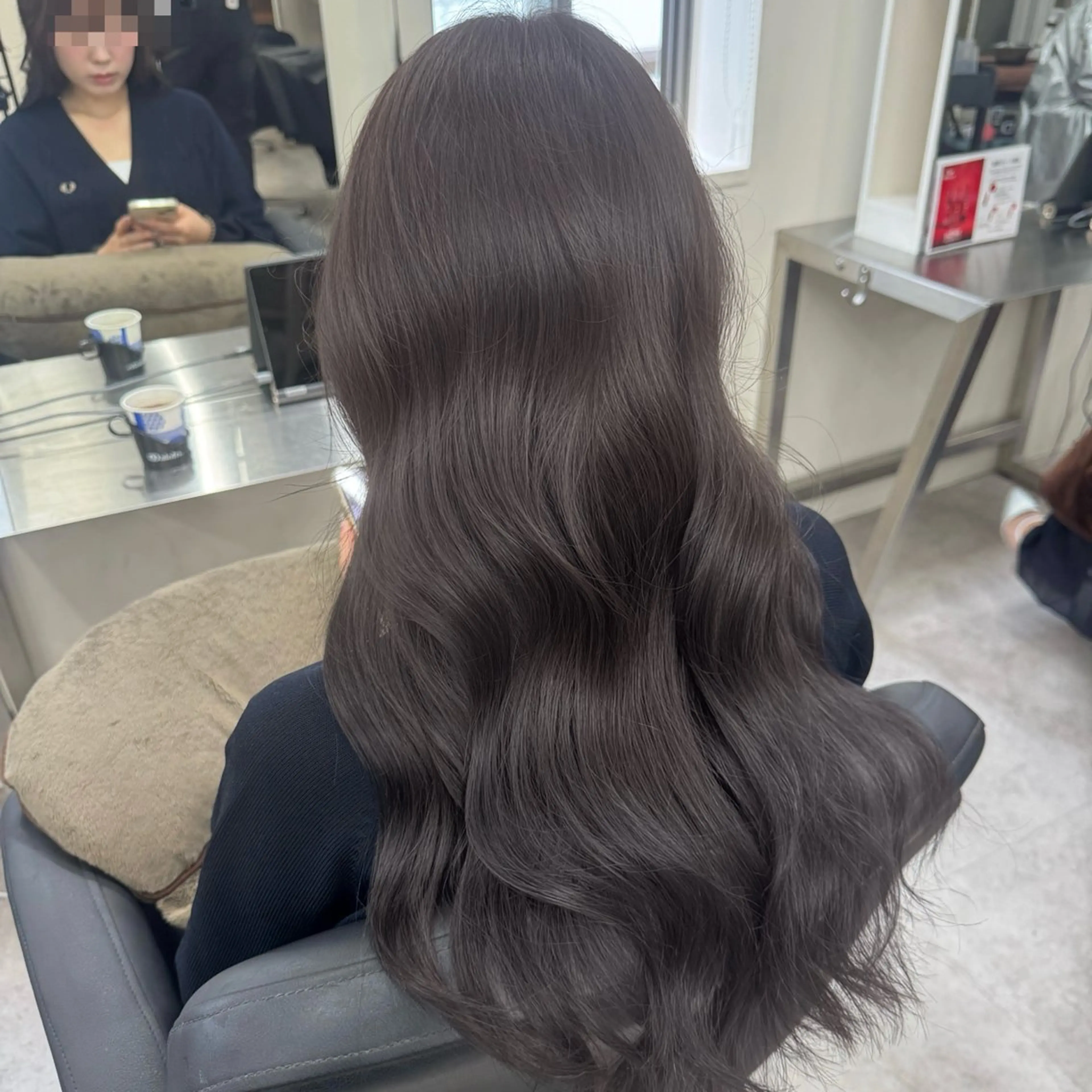 ロング カラー ヘアカラー トリートメント 🎀レイヤー×透明感 ×髪質改善🎀米田のヘアスタイル