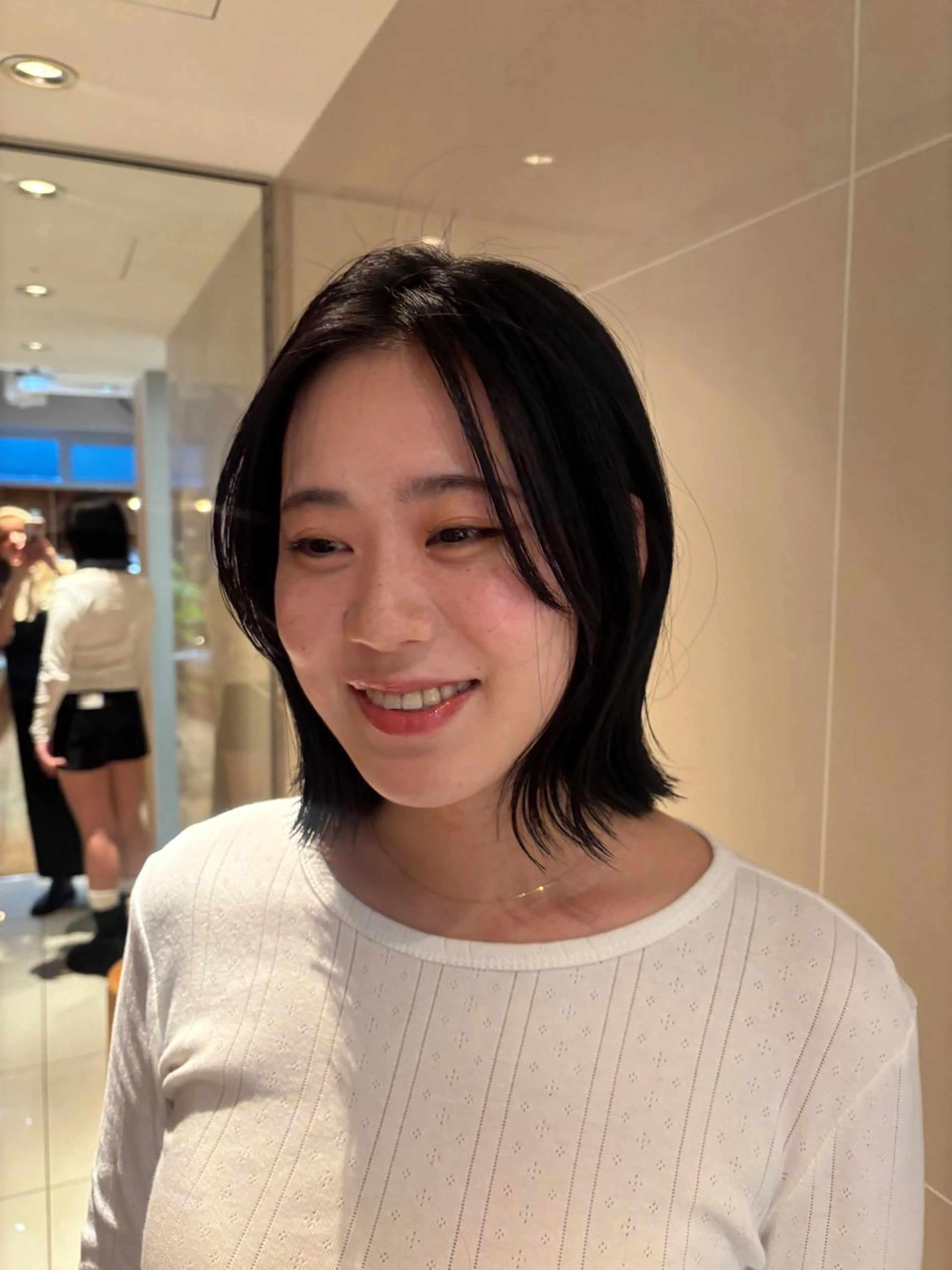 ミディアム カラー ヘアカラー 韓国風パーマ/ オリーブ🇰🇷あゆのヘアスタイル