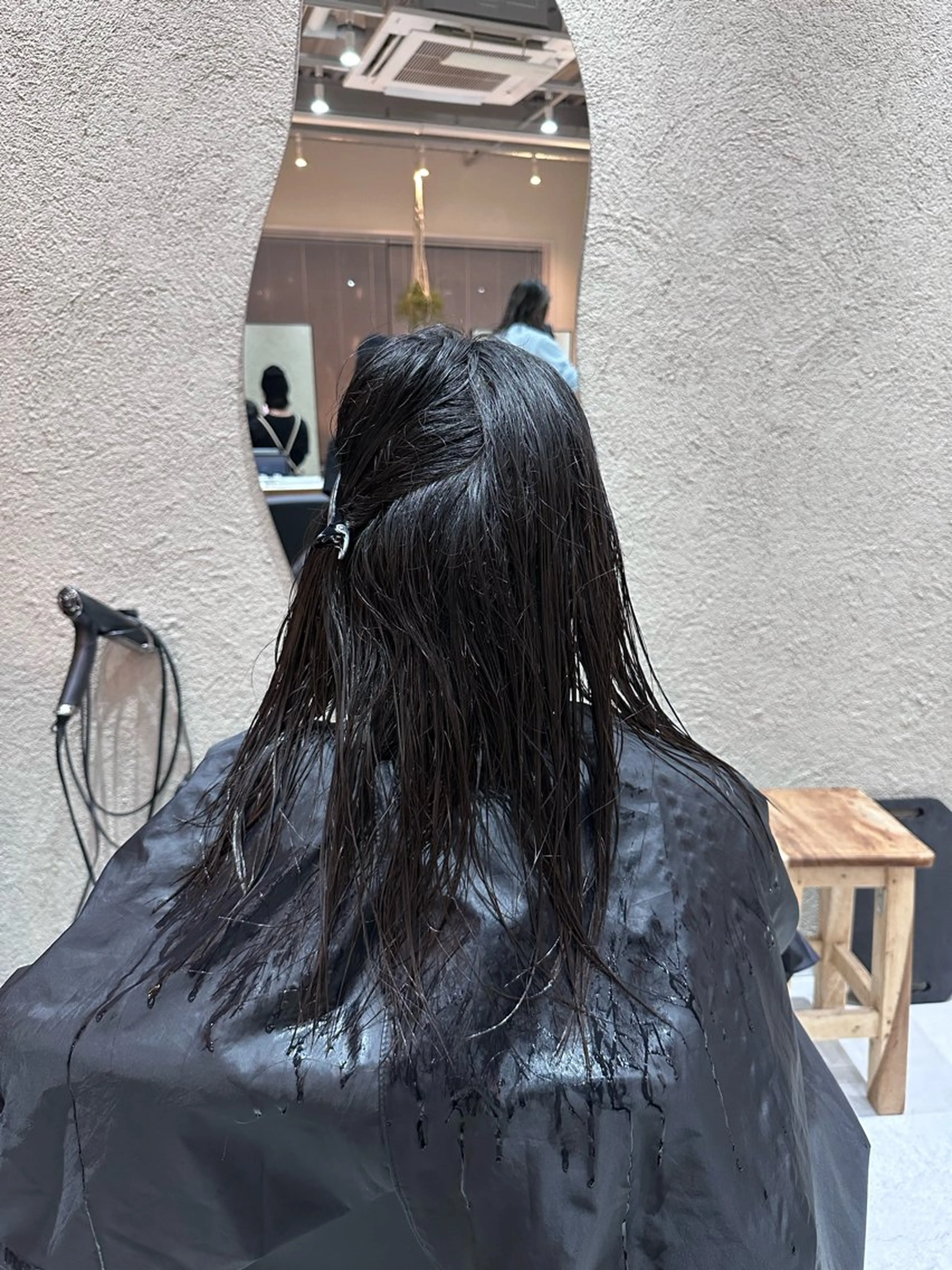 セミロング 縮毛矯正 トリートメント Shiro RENのヘアスタイル