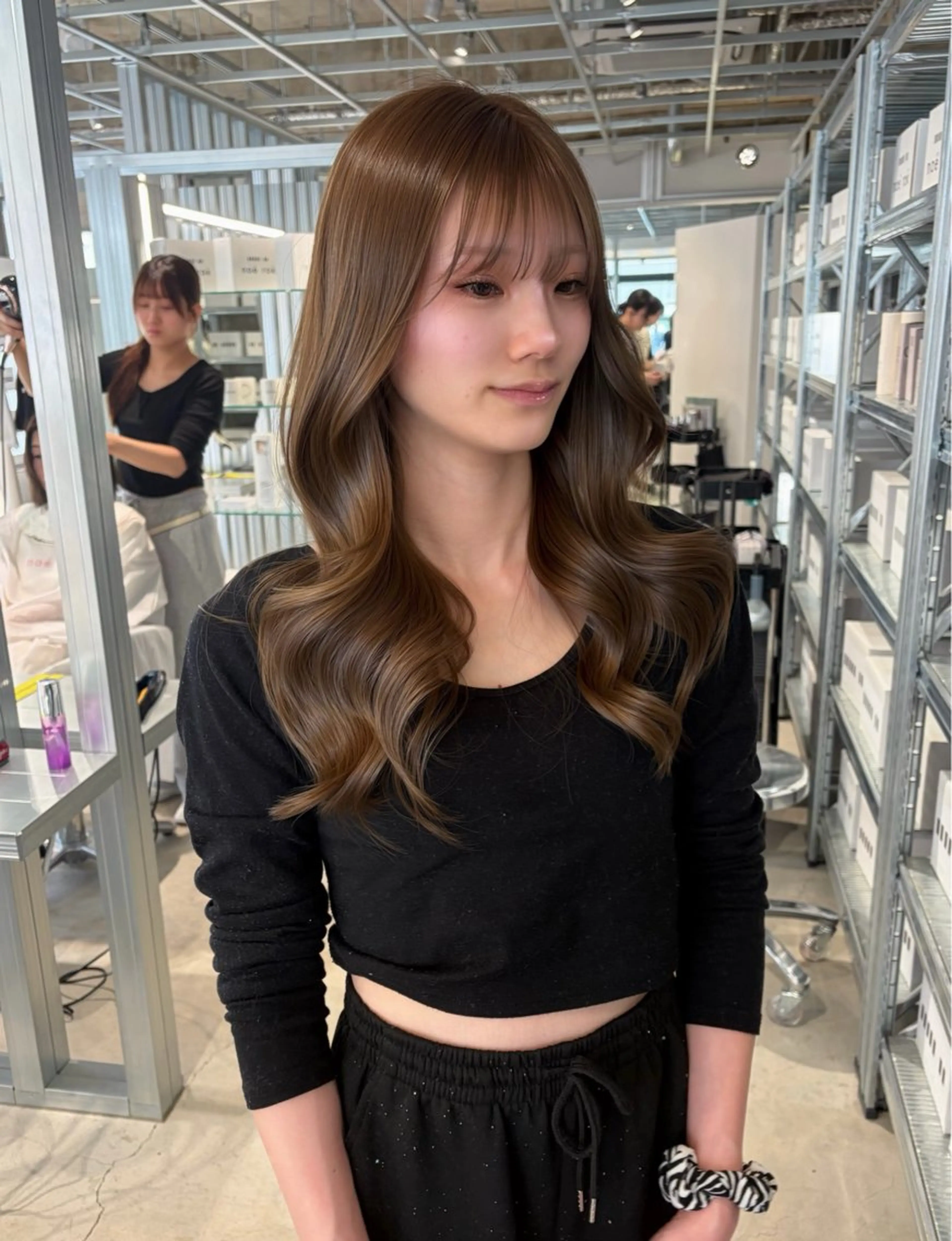 ロング カラー カット ヘアカラー トリートメント ダブルカラー/レイヤ ーカット 🤍ゆきなのヘアスタイル