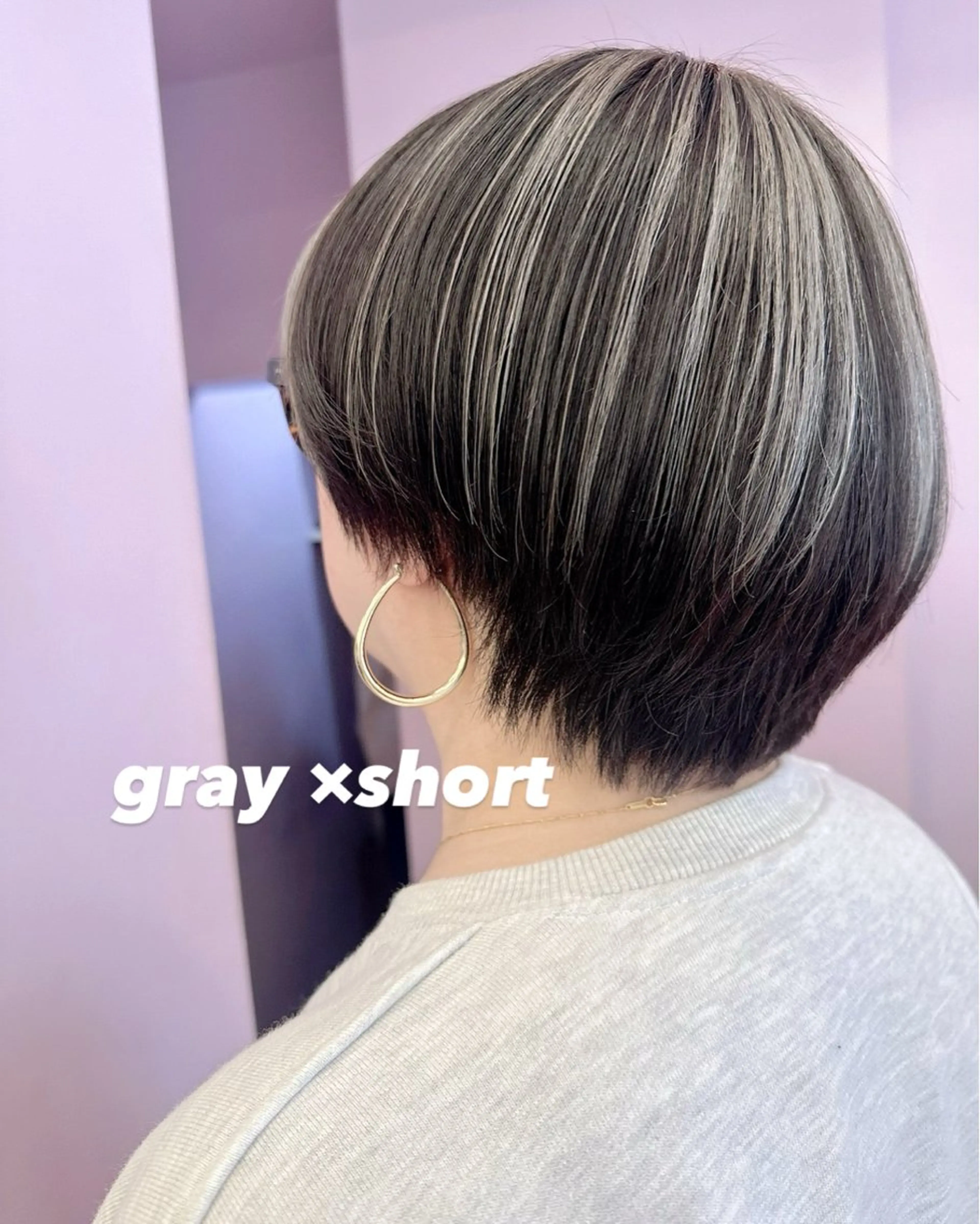 ショート カラー ri saのヘアスタイル