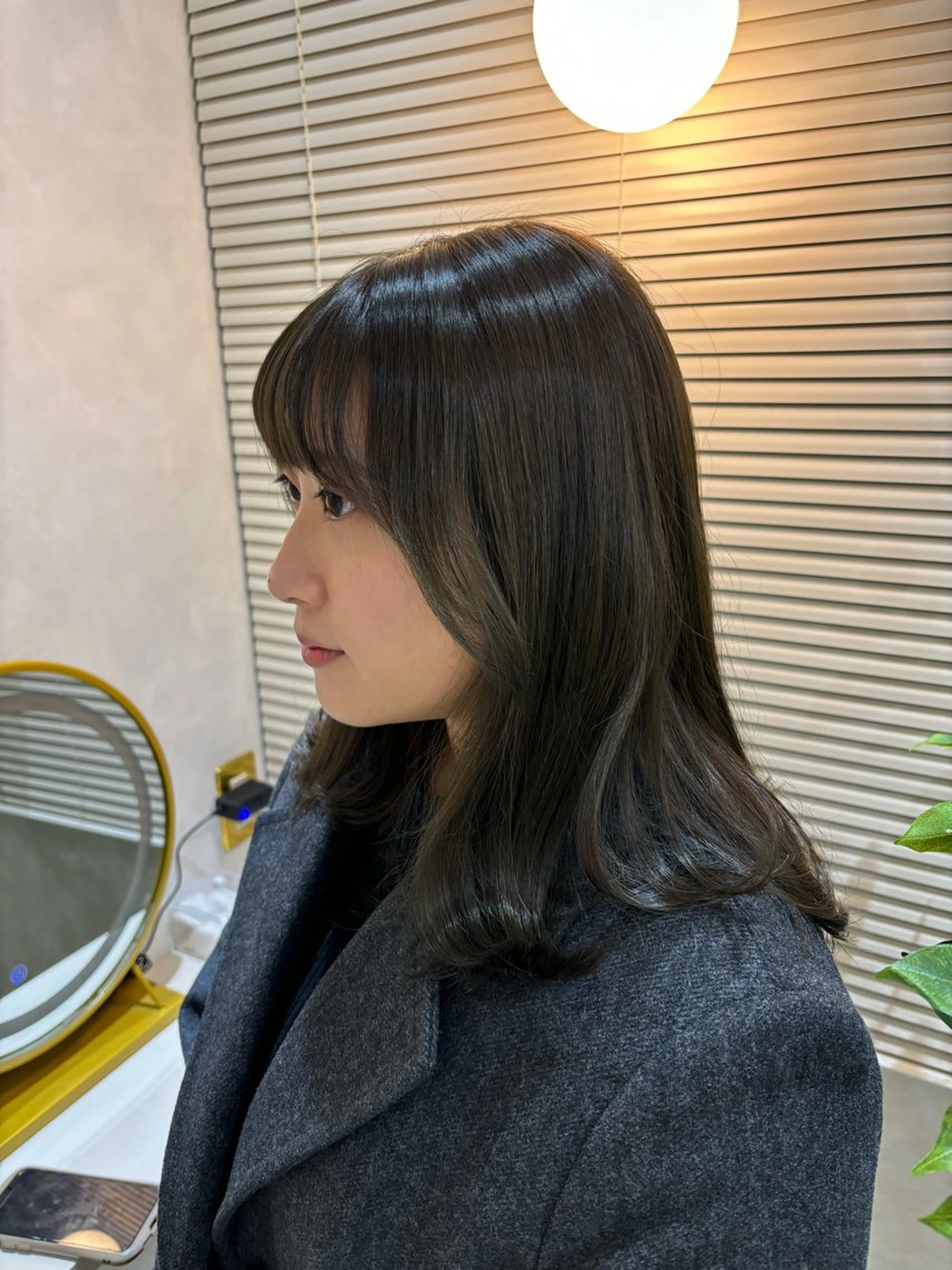 セミロング カラー カット トリートメント りほ/顔周りカット/ レイヤーカットのヘアスタイル