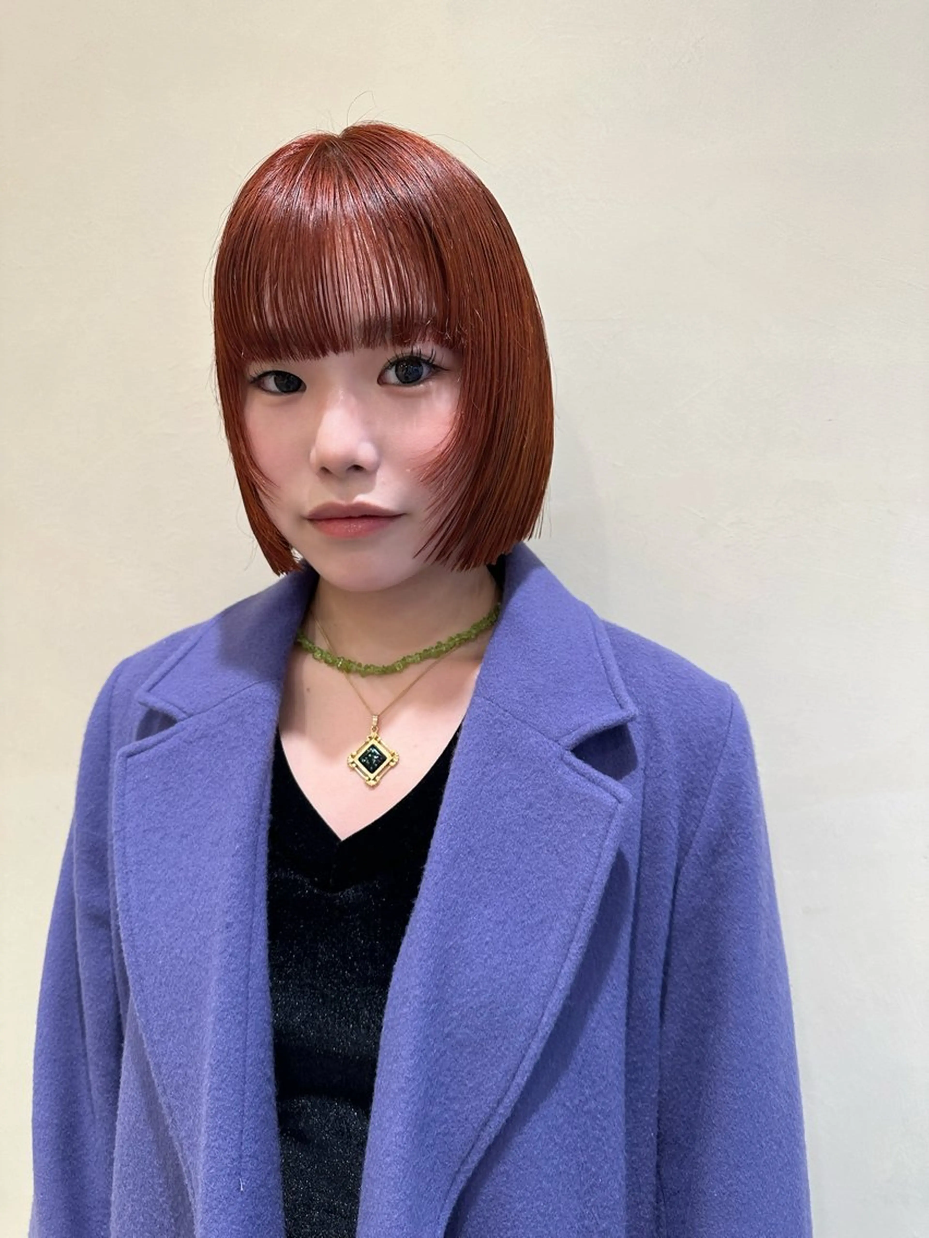 ショート カラー ブラウンカラー オレンジ オレンジブラウン 似合わせ特化美容師 梅田/KOUTAのヘアスタイル