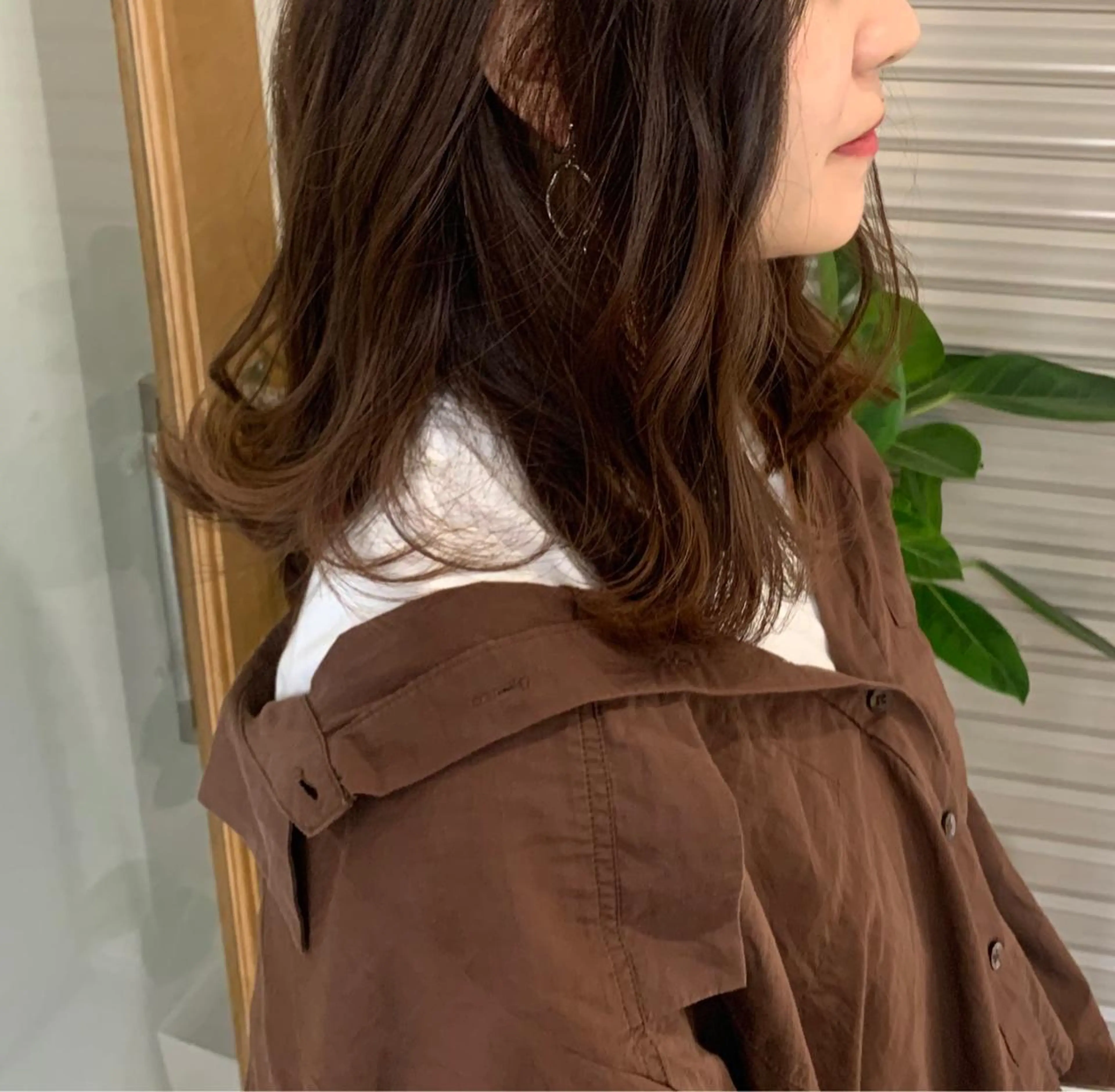 カラー MARU パーマ/レイヤーのヘアスタイル