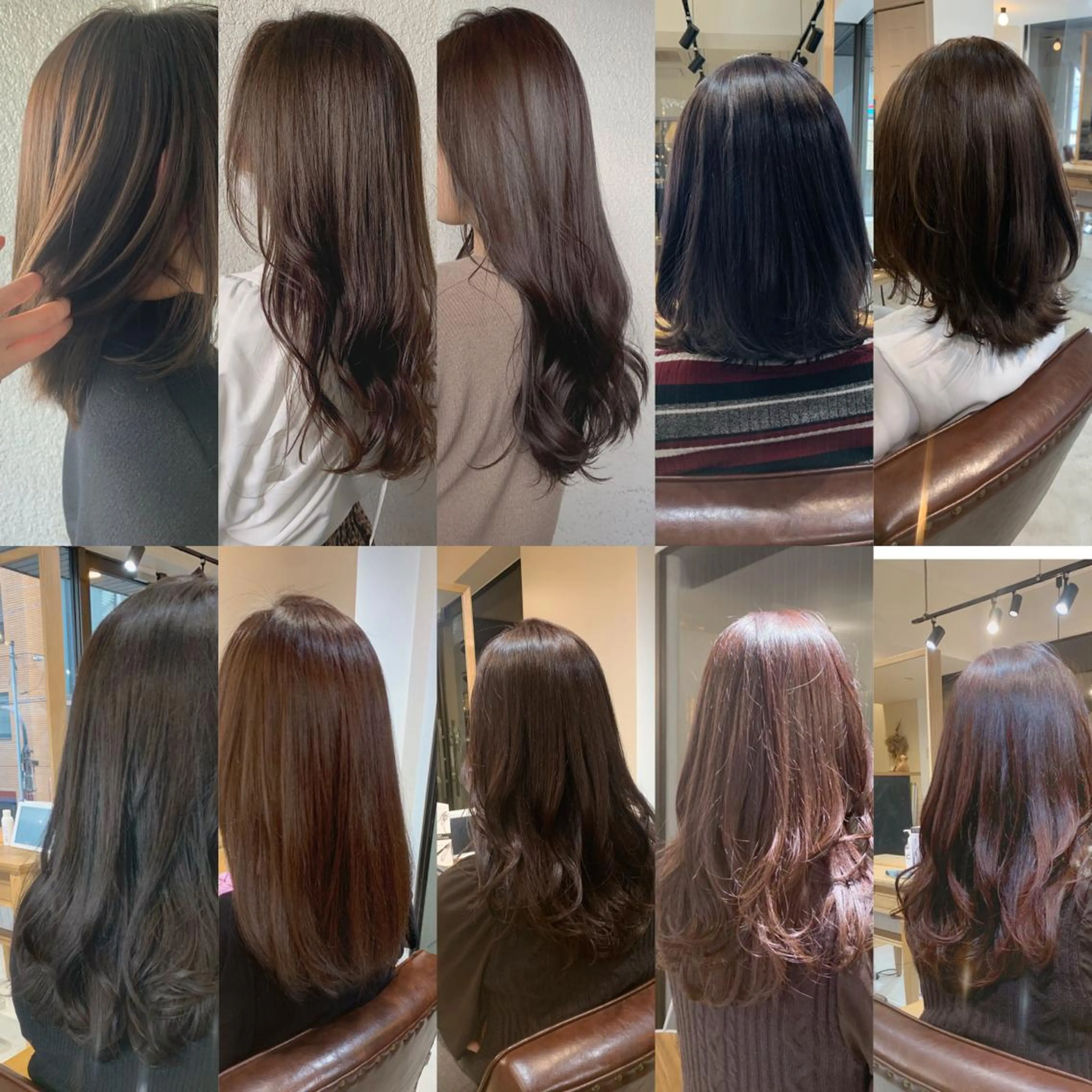 ミディアム 鈴木 梓のヘアスタイル